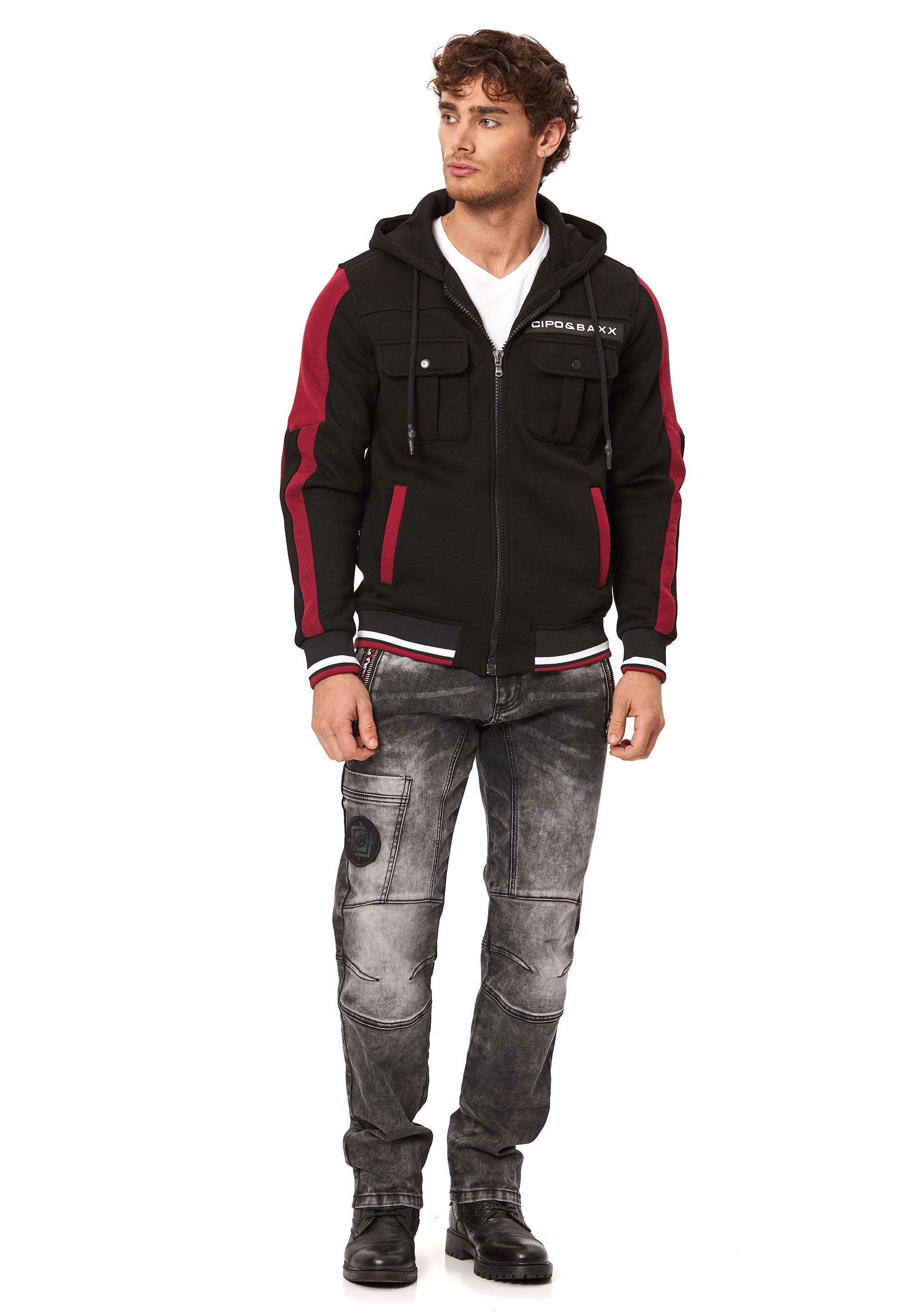 CL586 Men's Hoodie Sweat Jacket