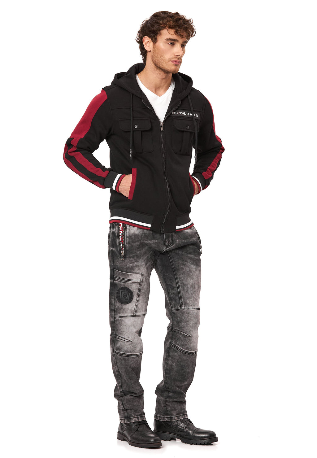 CL586 Men's Hoodie Sweat Jacket