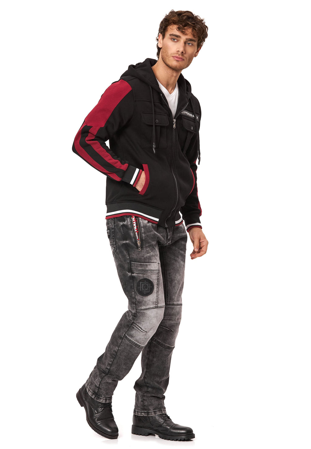 CL586 Men's Hoodie Sweat Jacket