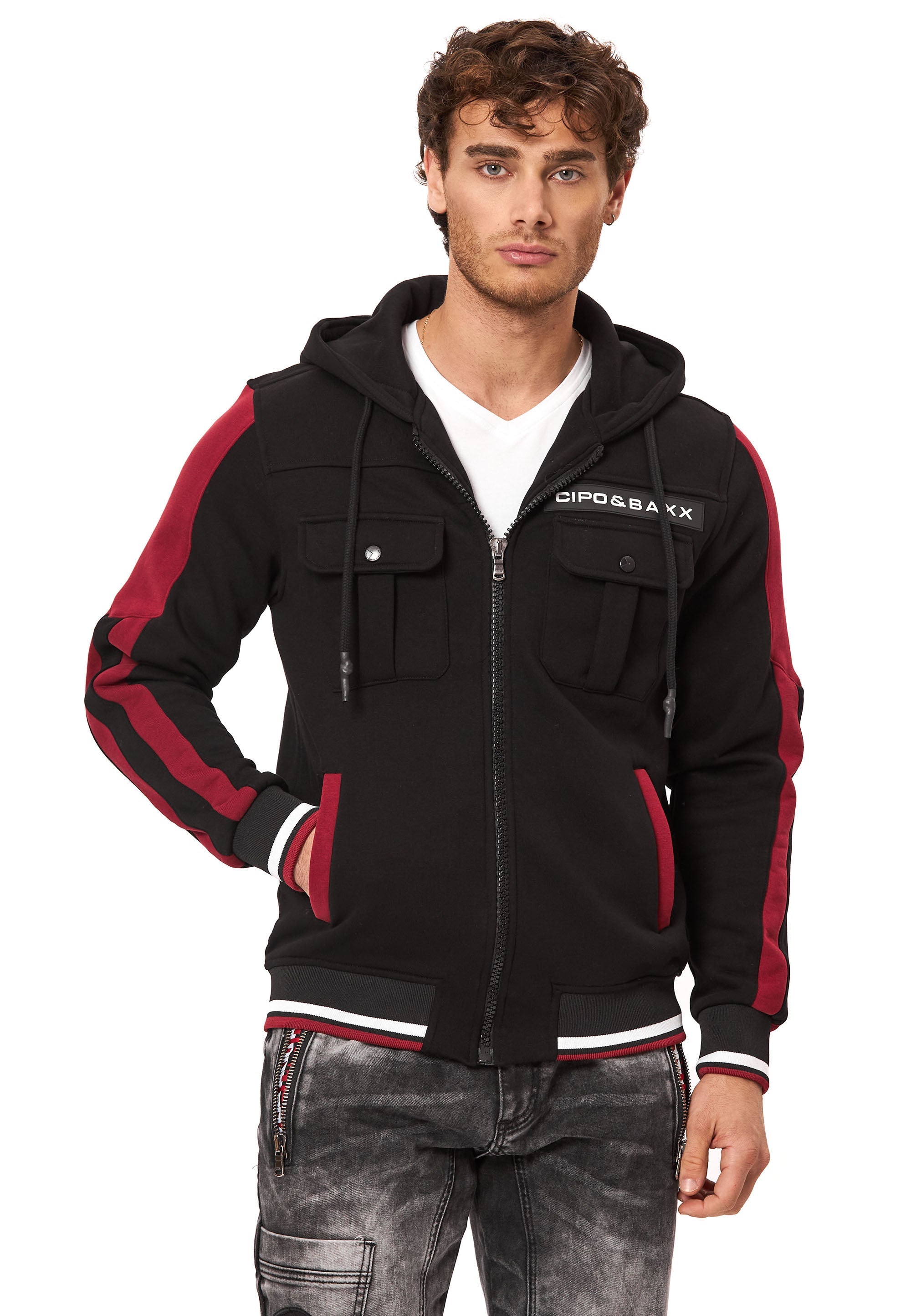 CL586 Men's Hoodie Sweat Jacket