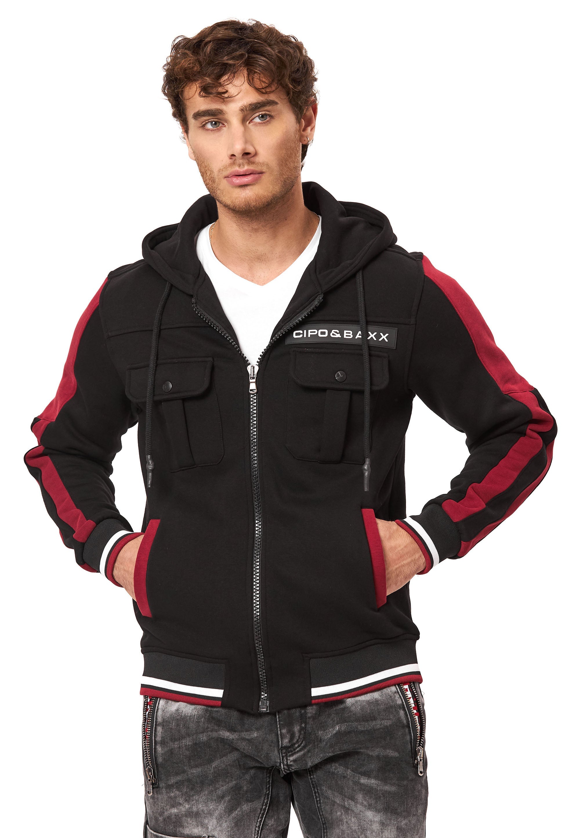 CL586 Men's Hoodie Sweat Jacket