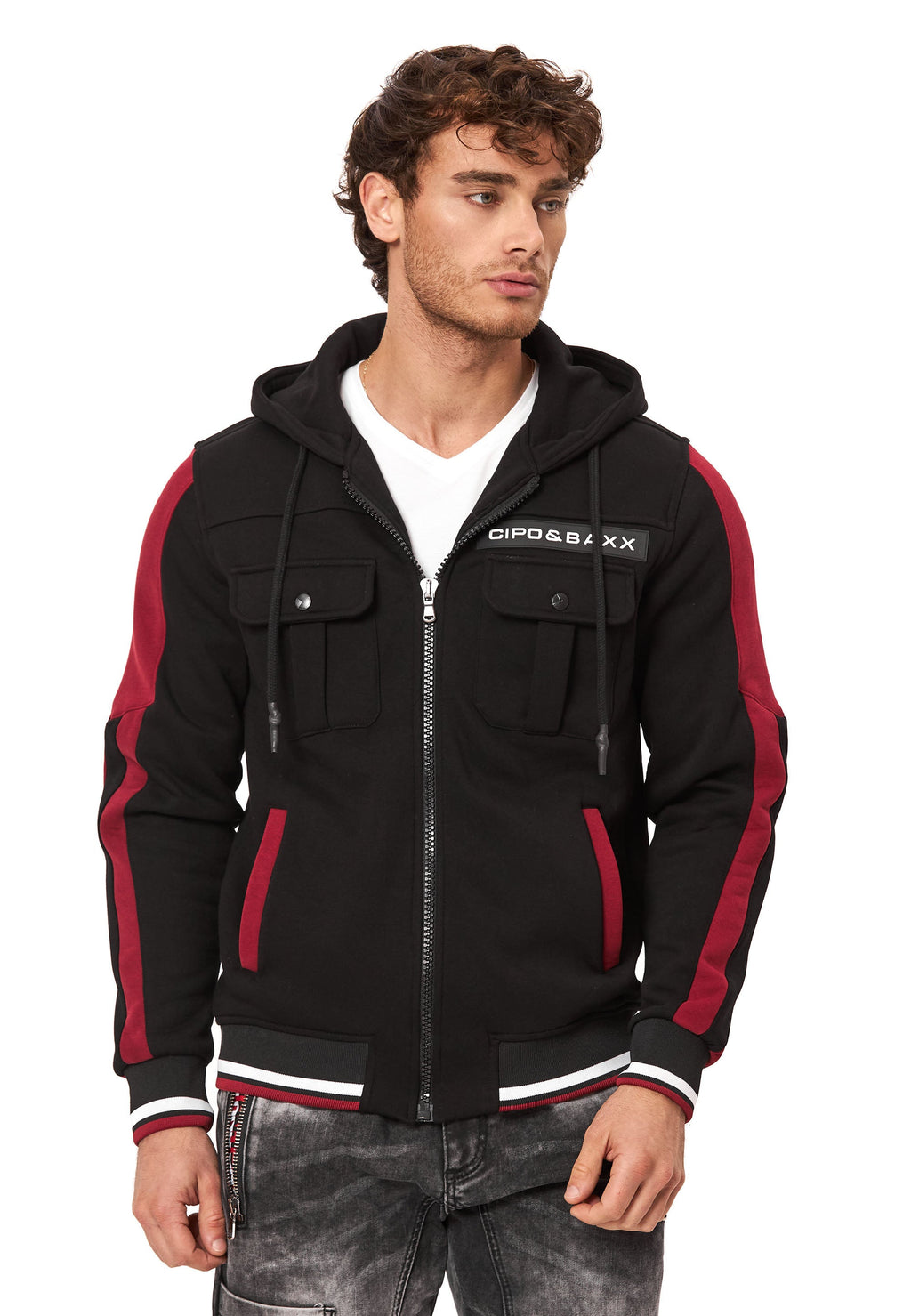 CL586 Men's Hoodie Sweat Jacket