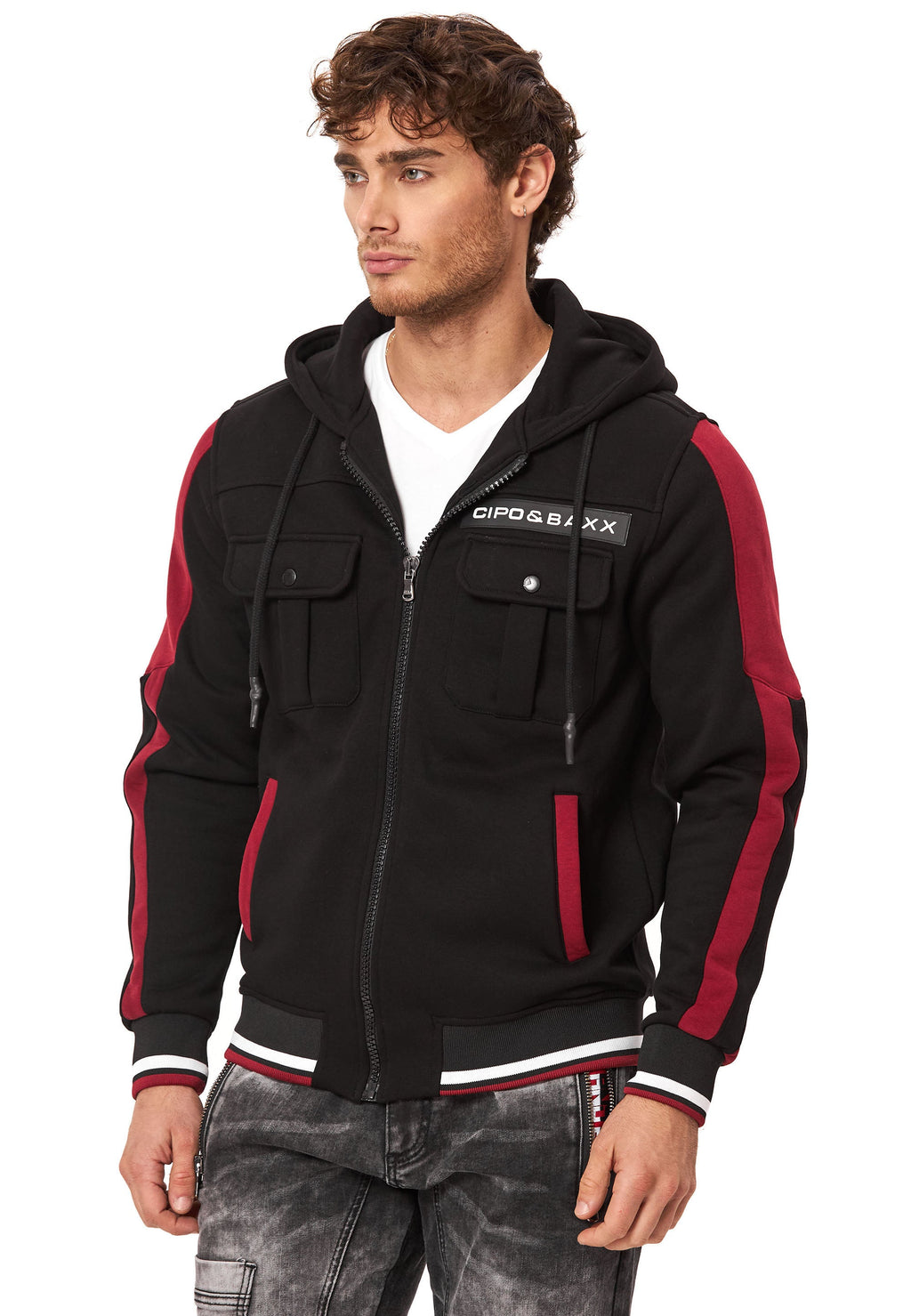 CL586 Men's Hoodie Sweat Jacket