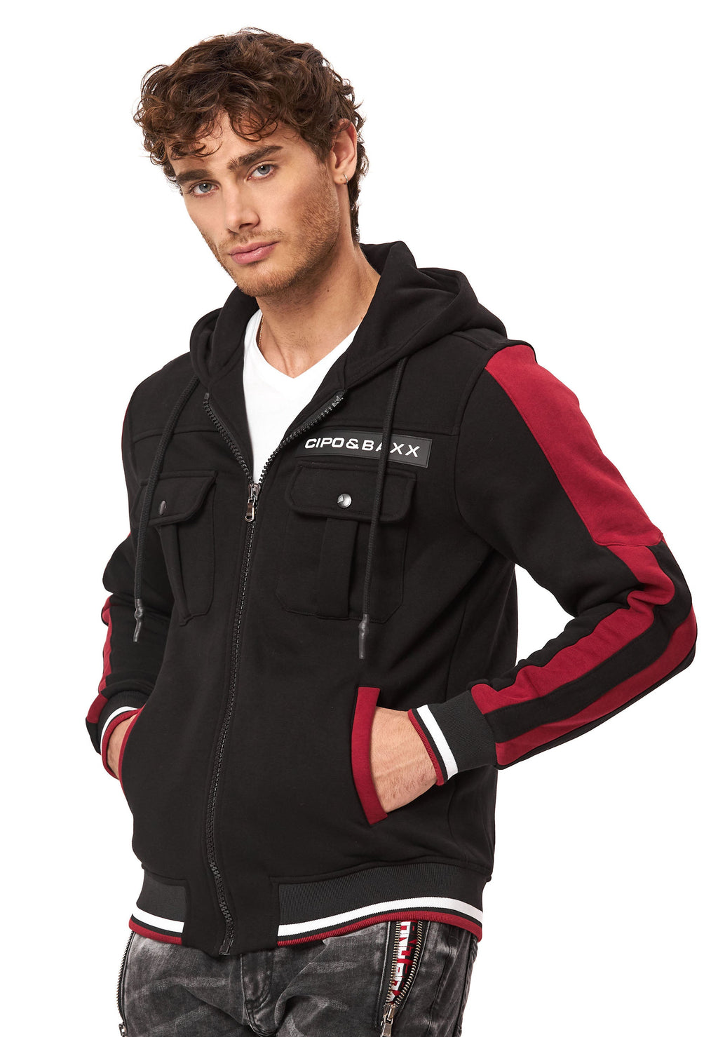 CL586 Men's Hoodie Sweat Jacket