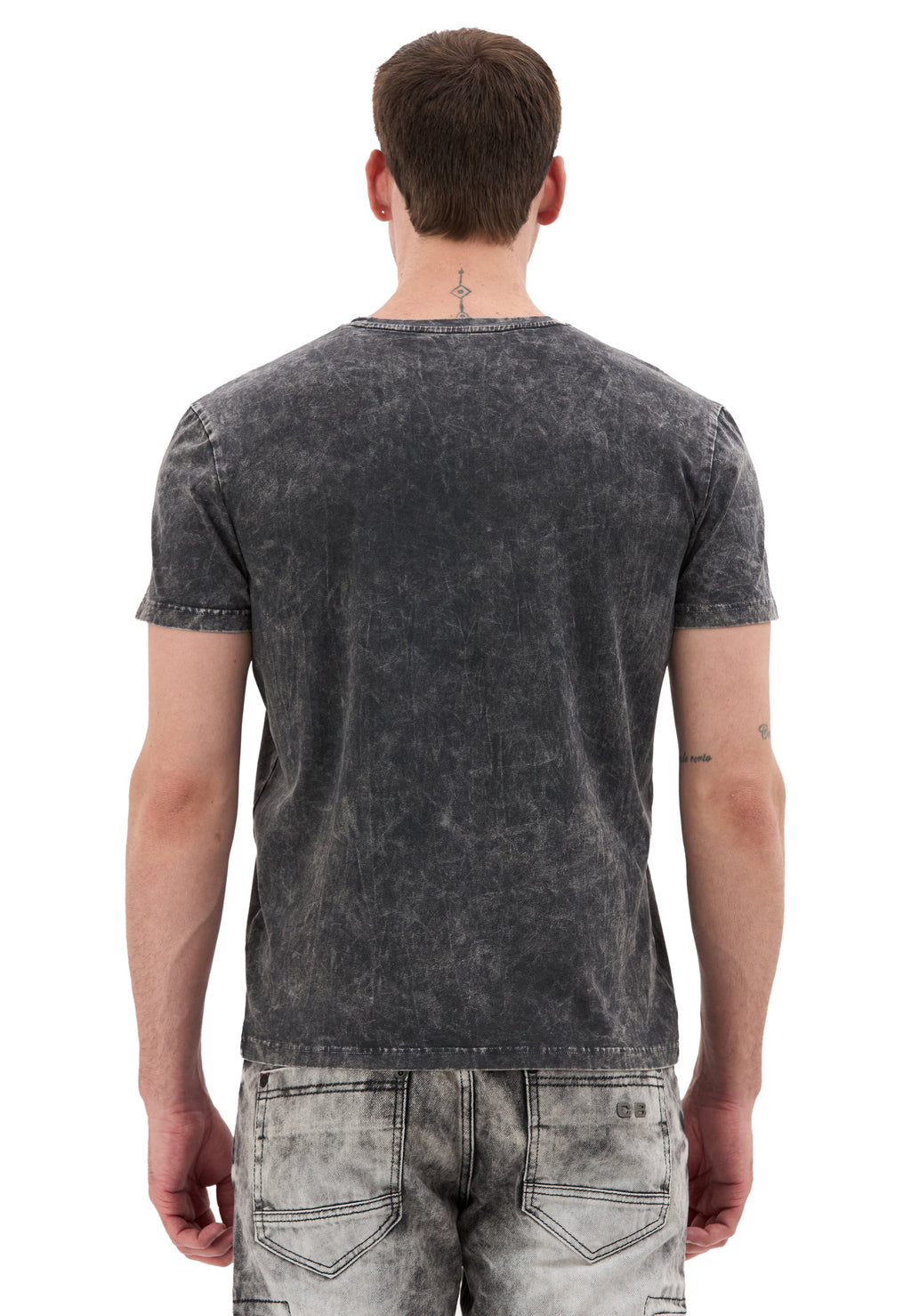 CT833 Men's Vintage Eagle Print T-Shirt