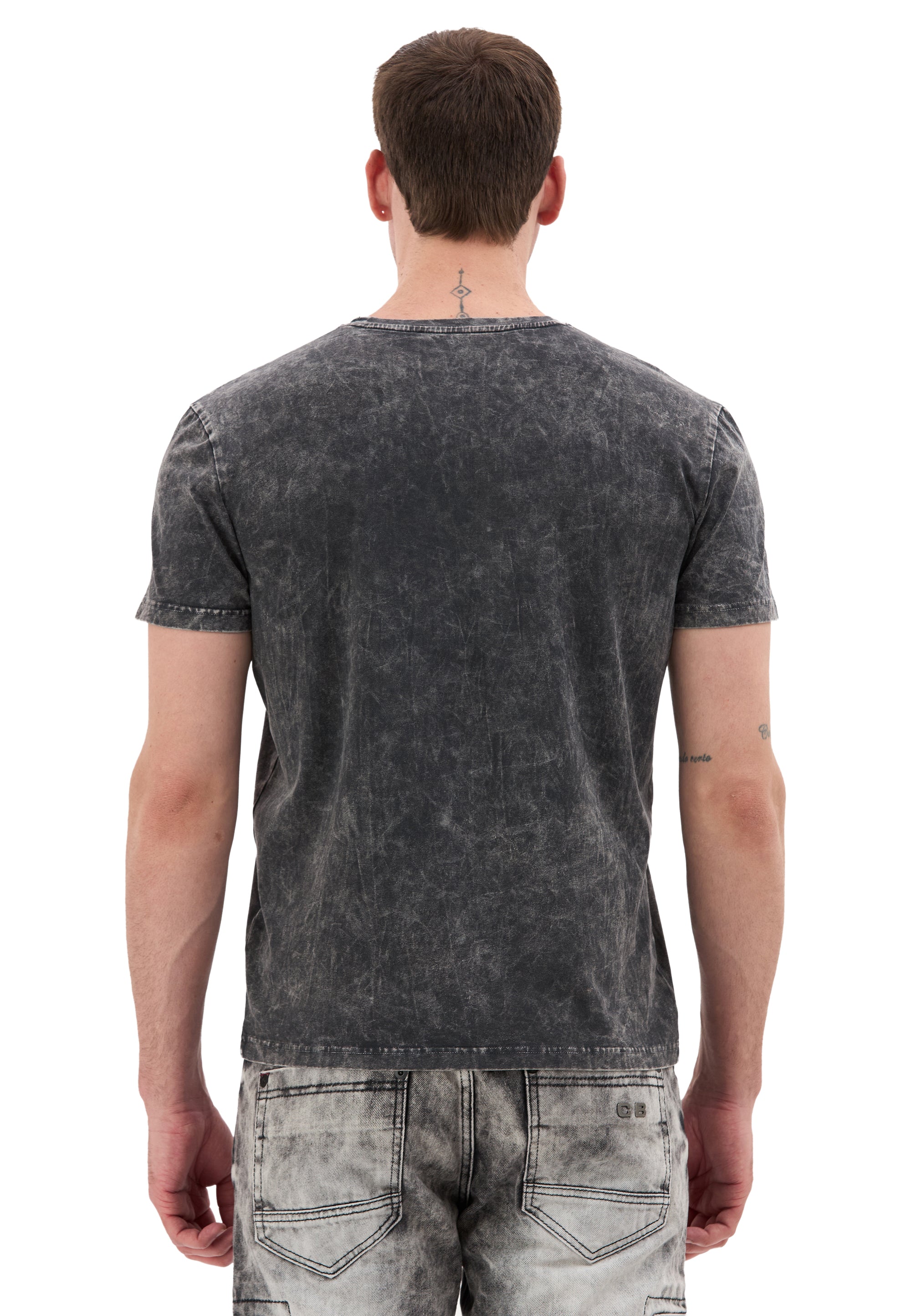 CT833 Men's Vintage Eagle Print T-Shirt