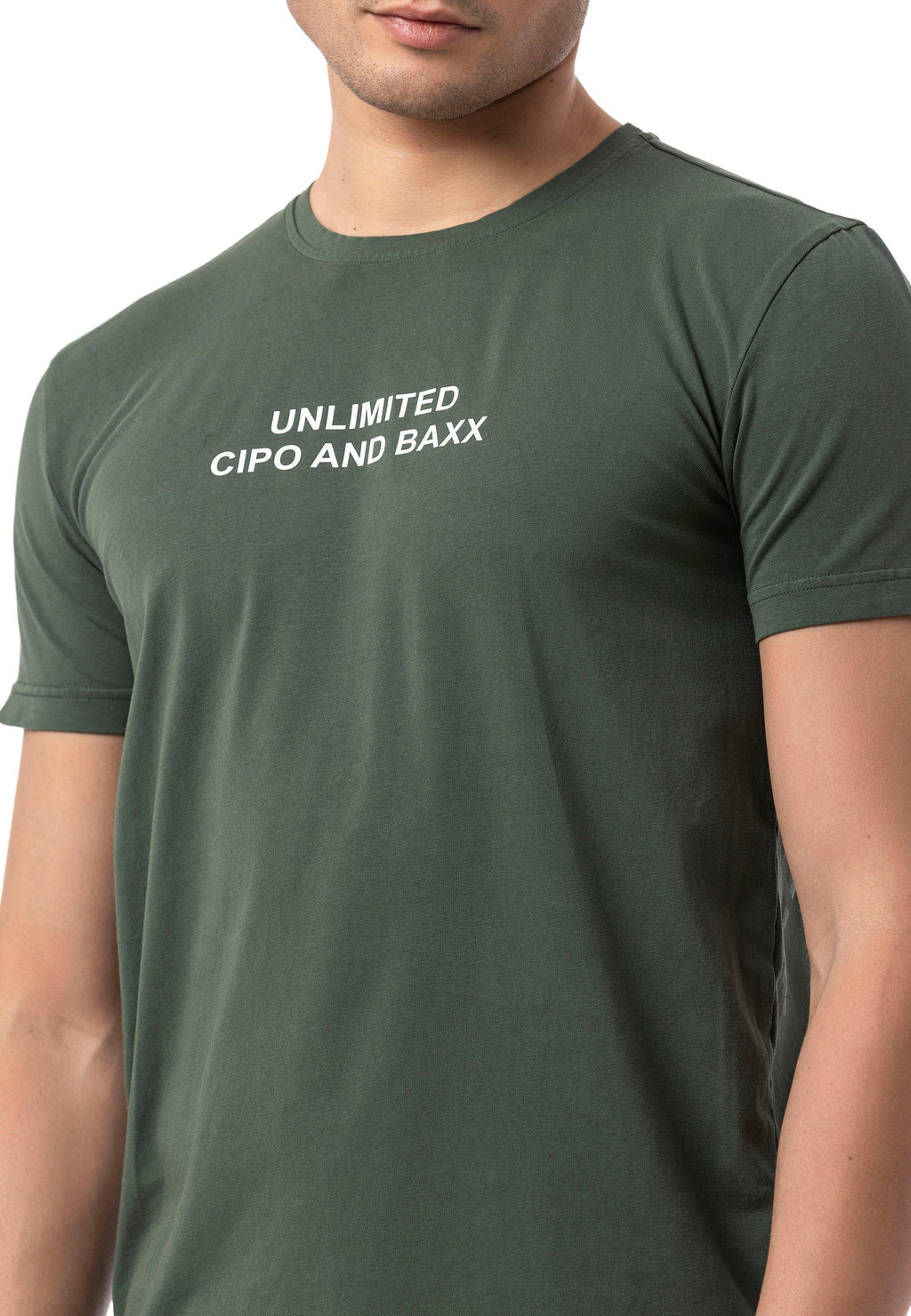 CT827 Men's Regular Fit Printed Cotton T-Shirt