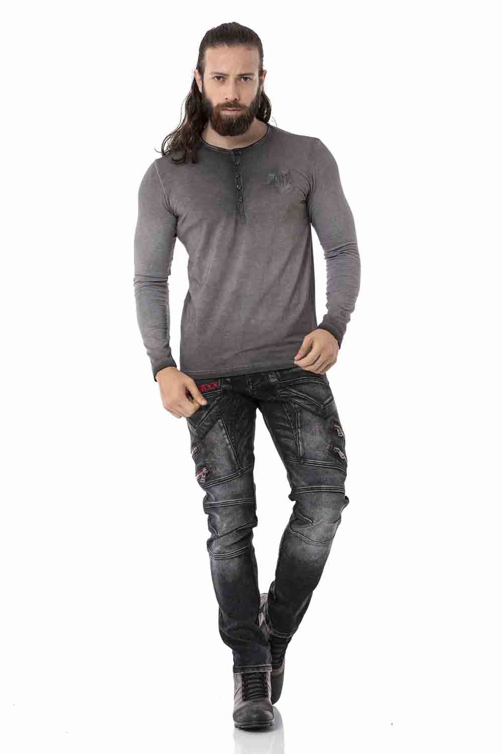 CL523 Men's Sweatshirt – Crew Neck, Slim Fit, Cotton Everyday Sport Top