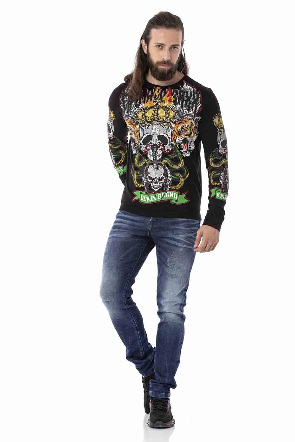 CL514 Men's Sweatshirt – Everyday Relaxed Crew Neck Sport Basic