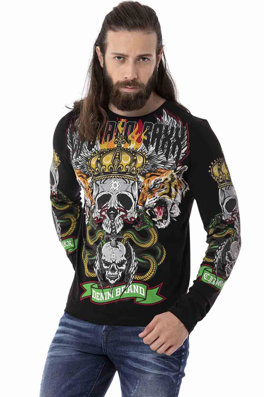 CL514 Men's Sweatshirt – Everyday Relaxed Crew Neck Sport Basic