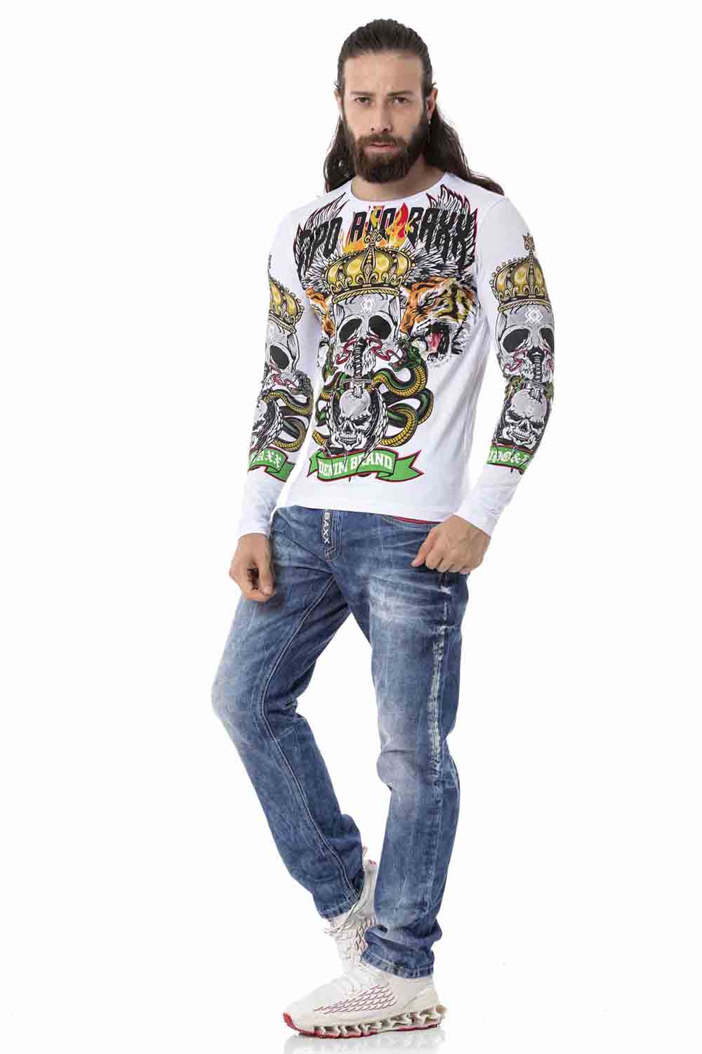 CL514 Men's Sweatshirt – Everyday Relaxed Crew Neck Sport Basic
