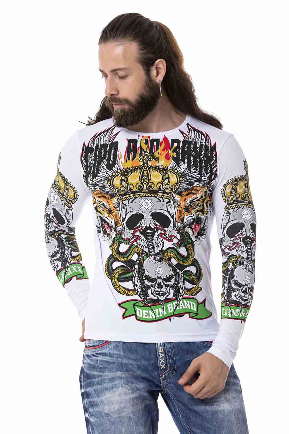 CL514 Men's Sweatshirt – Everyday Relaxed Crew Neck Sport Basic