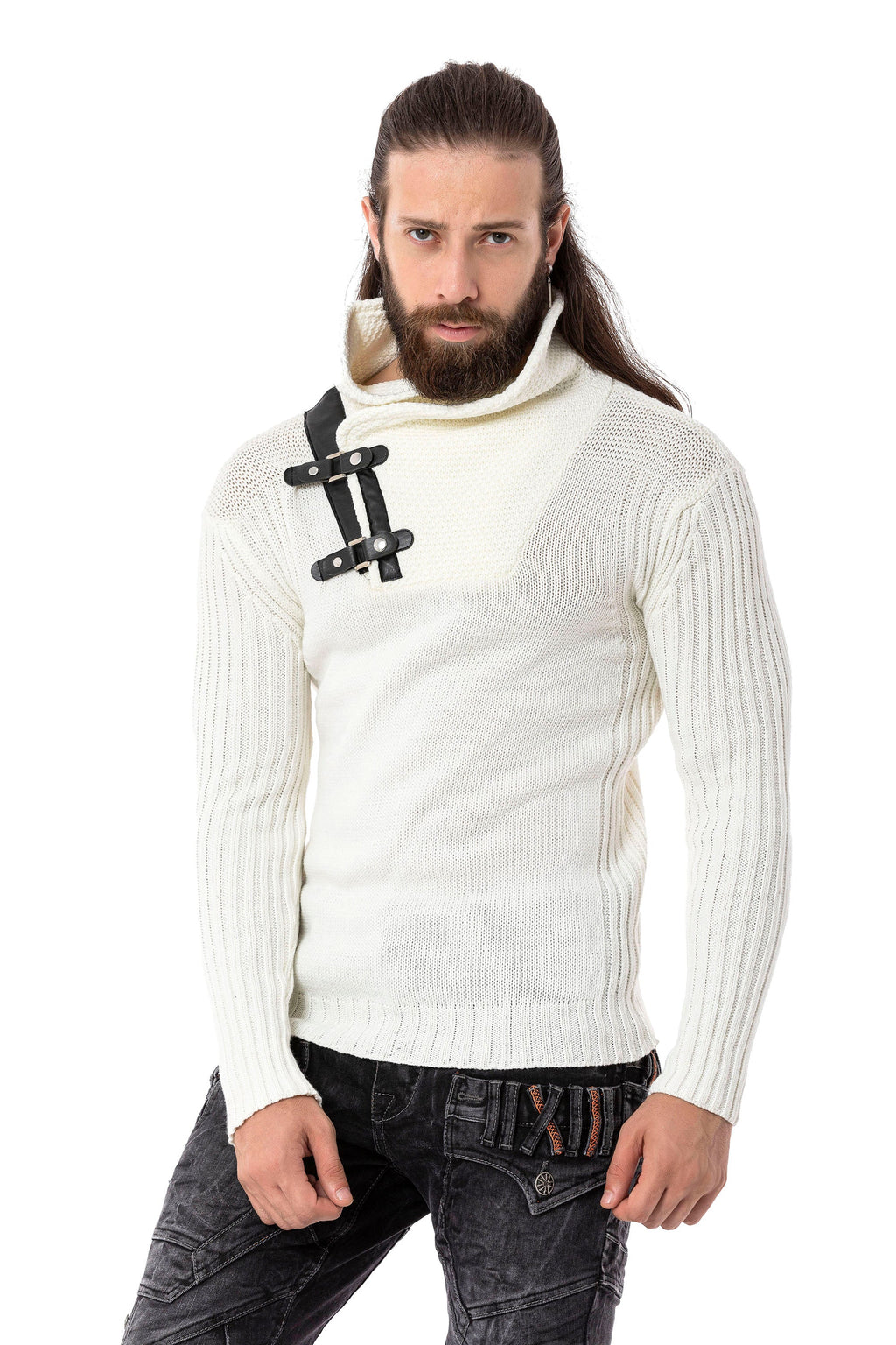 CP266 Shawl Collar Men's Sweater