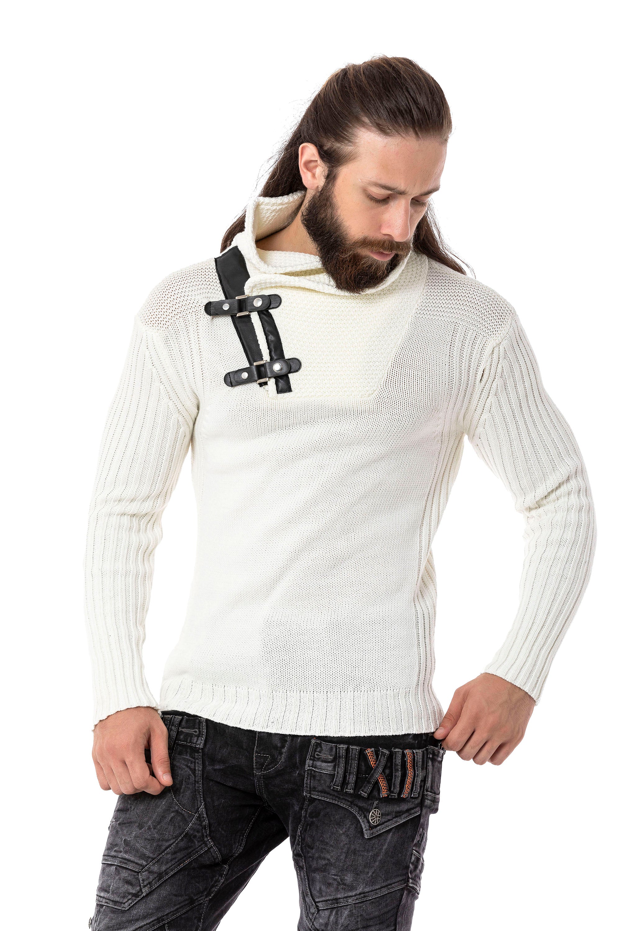 CP266 Shawl Collar Men's Sweater