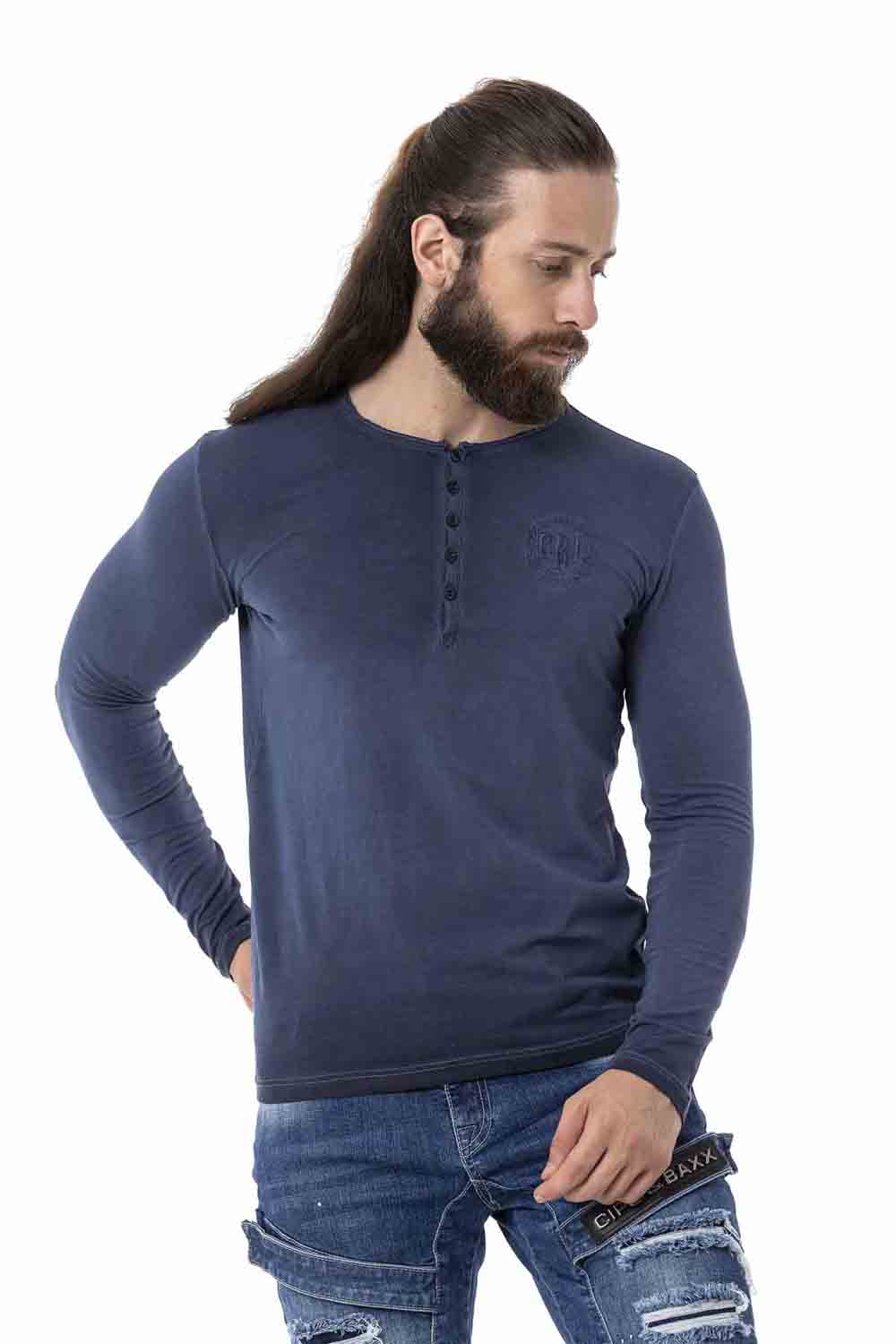CL523 Men's Sweatshirt – Crew Neck, Slim Fit, Cotton Everyday Sport Top