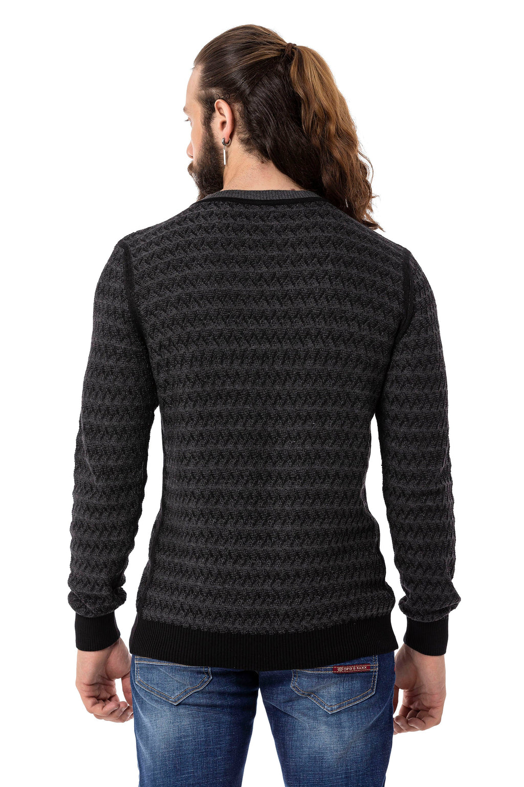 CP273 V-Neck Men's Sweater