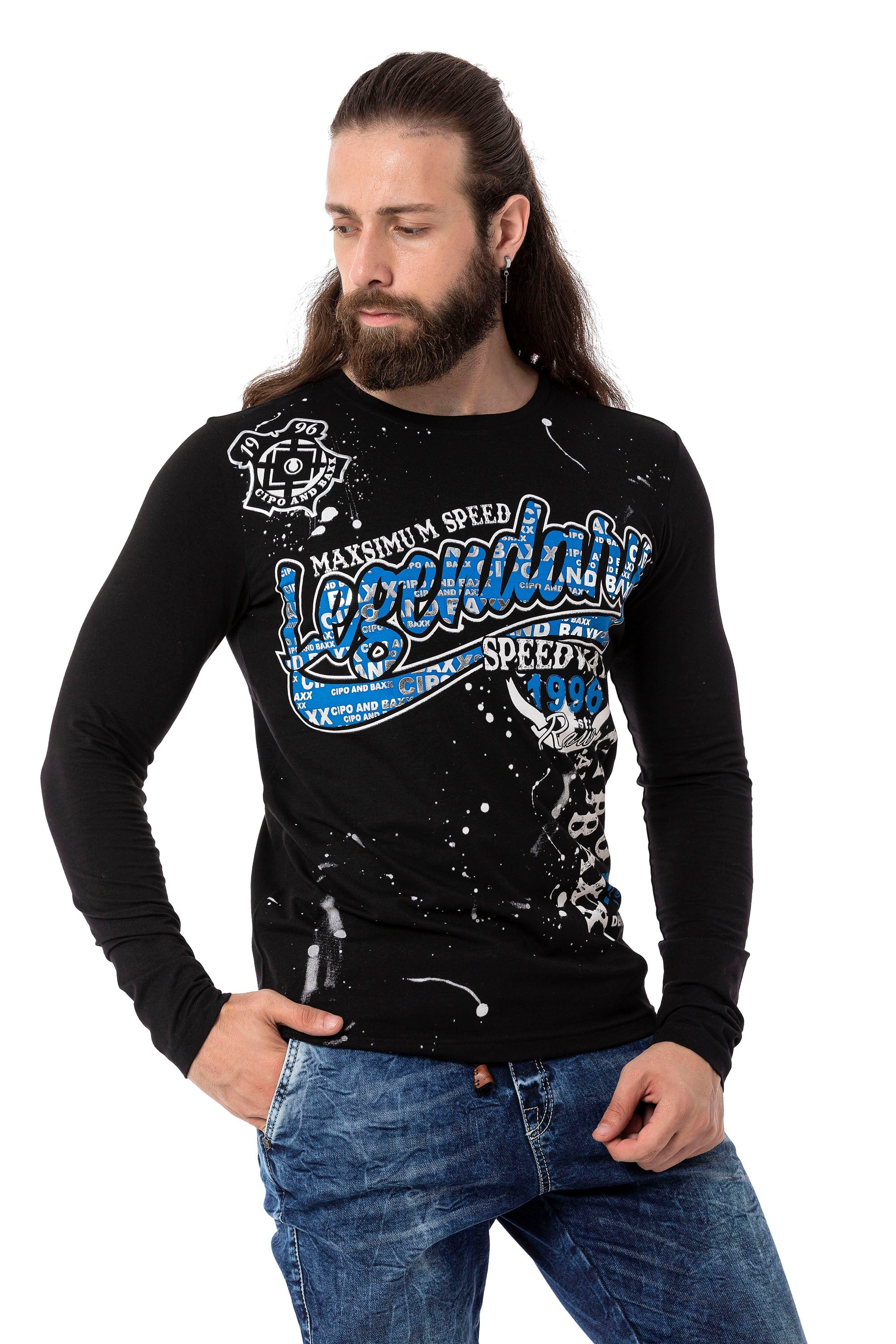 CL510 Men's Sweatshirt – Everyday Relaxed Crew Neck Sport Basic