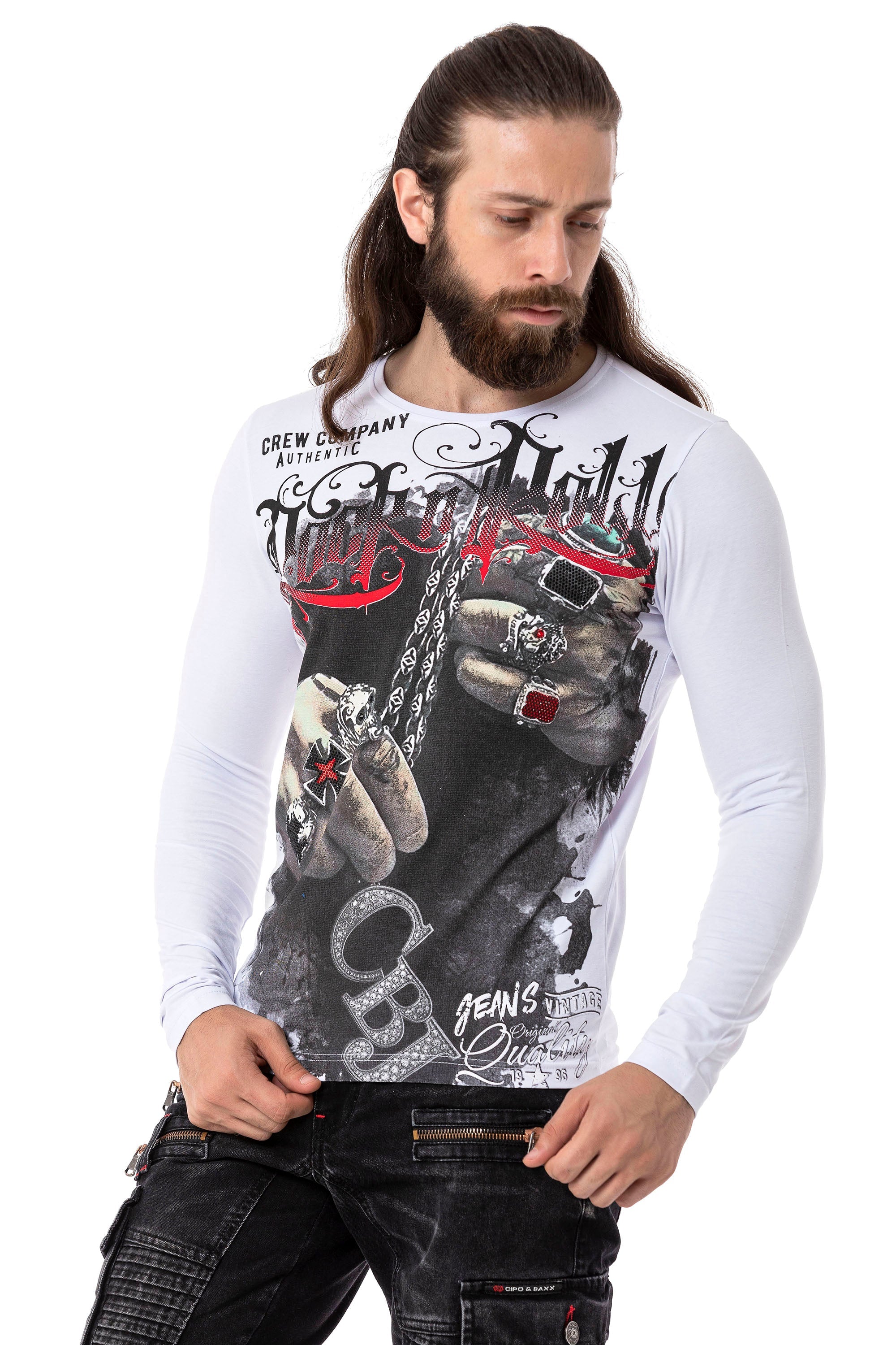 CL511 Men's Sweatshirt – Everyday Relaxed Crew Neck Sport Basic