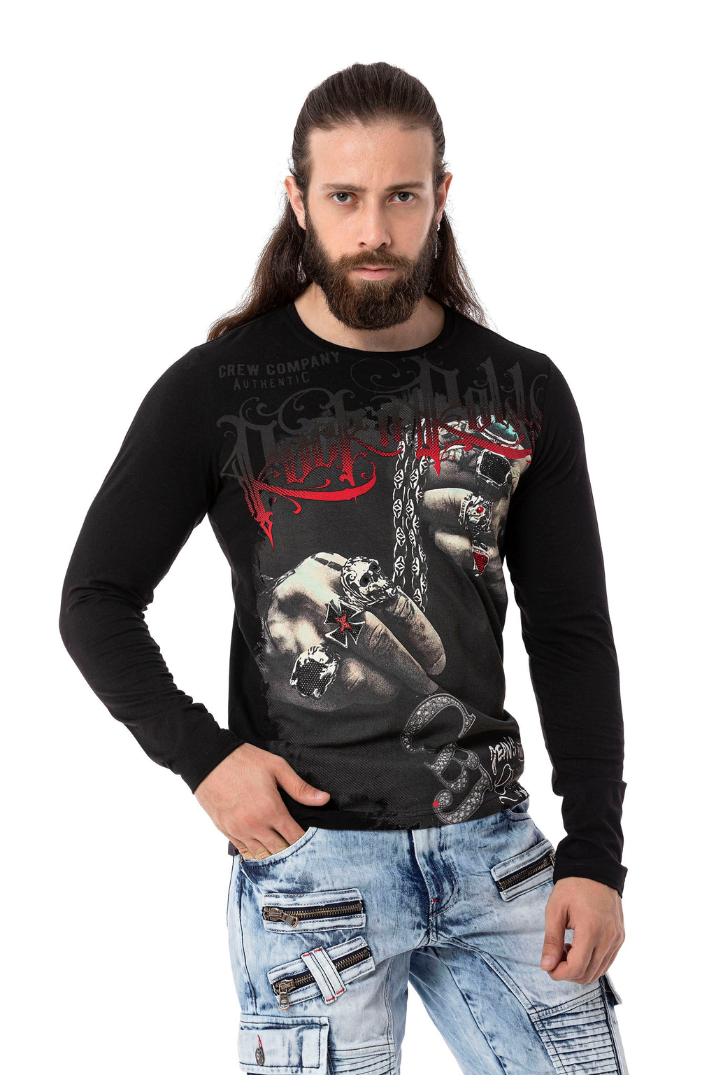 CL511 Men's Sweatshirt – Everyday Relaxed Crew Neck Sport Basic