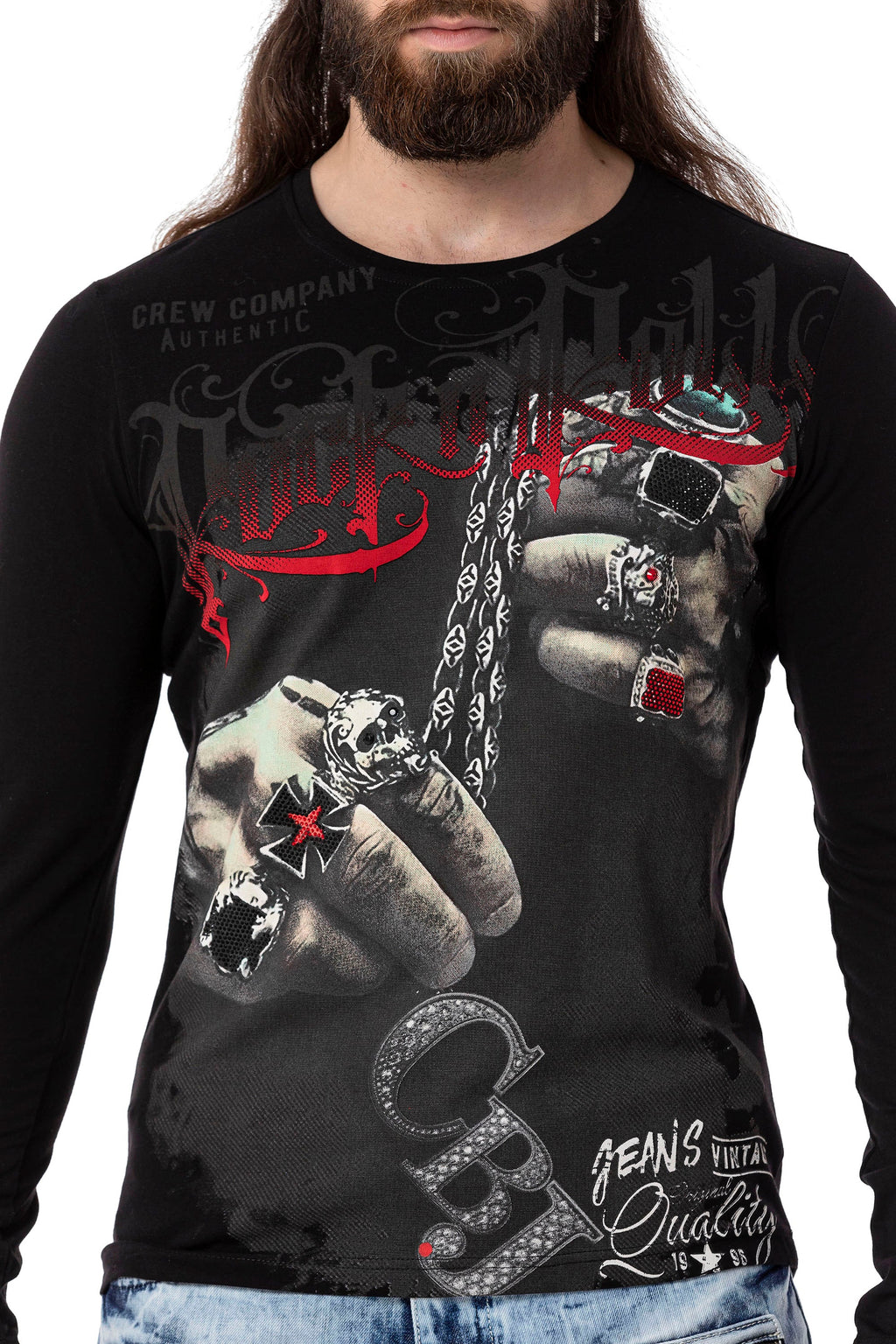 CL511 Men's Sweatshirt – Everyday Relaxed Crew Neck Sport Basic
