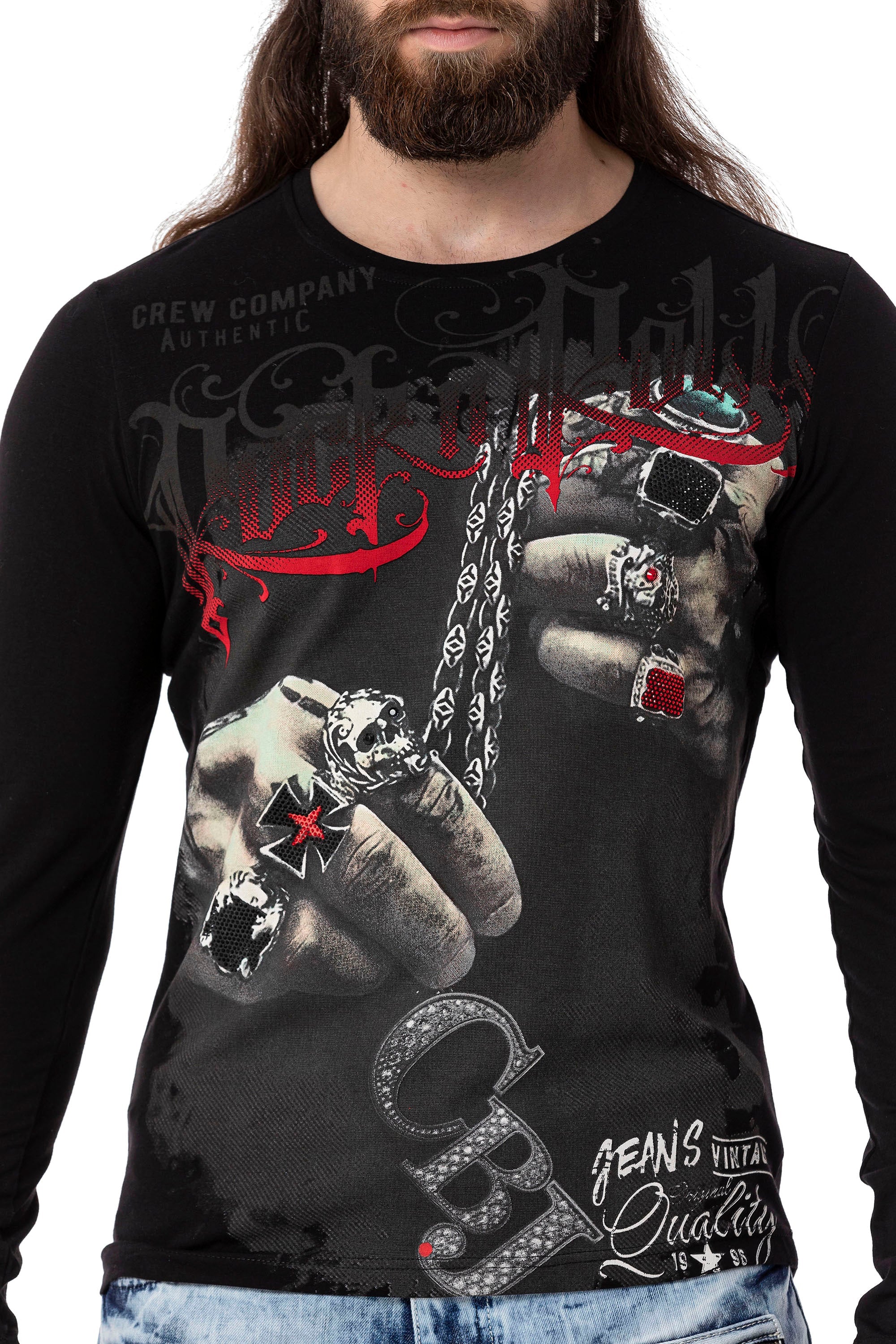 CL511 Men's Sweatshirt – Everyday Relaxed Crew Neck Sport Basic