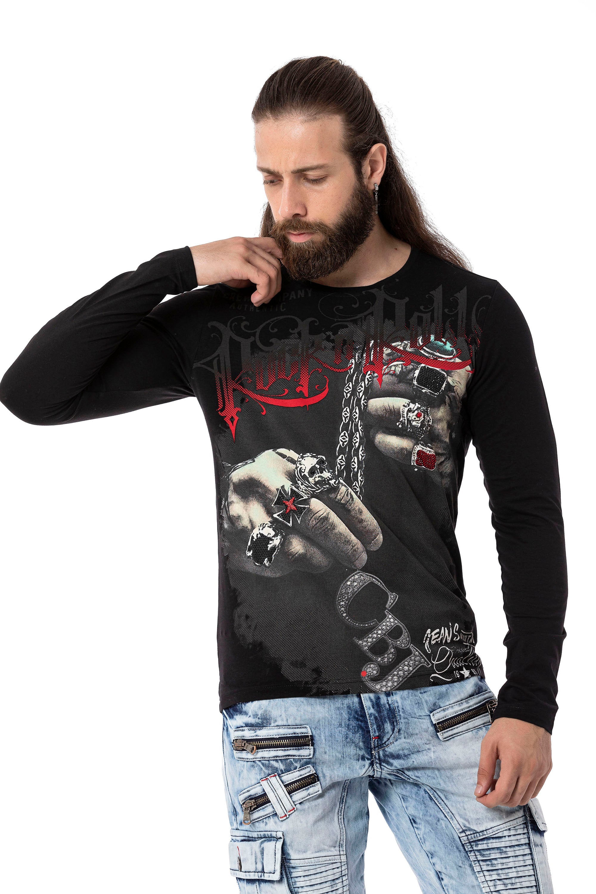 CL511 Men's Sweatshirt – Everyday Relaxed Crew Neck Sport Basic