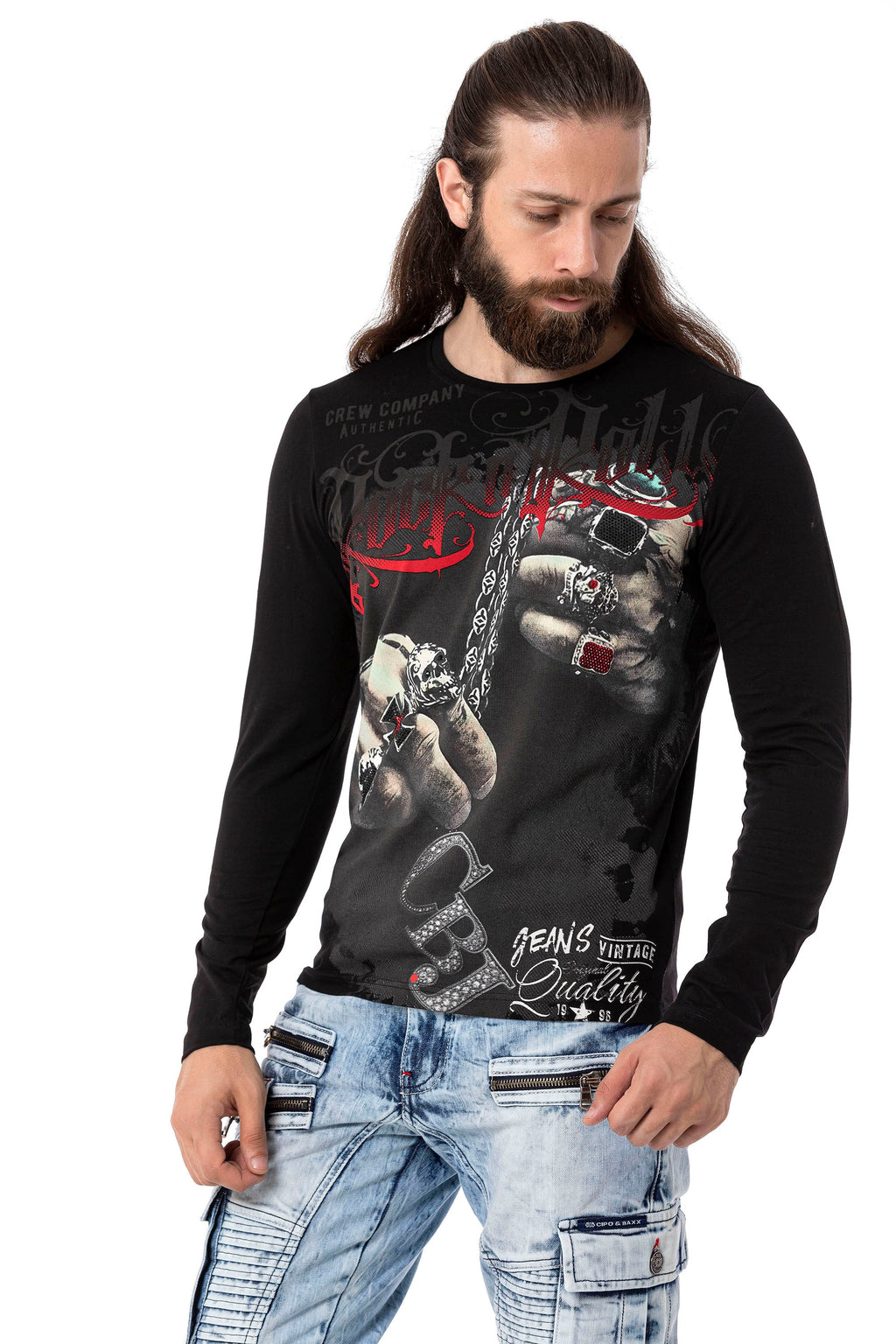 CL511 Men's Sweatshirt – Everyday Relaxed Crew Neck Sport Basic
