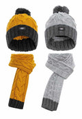 BA101 Kids 2-Piece Scarf & Beanie Set