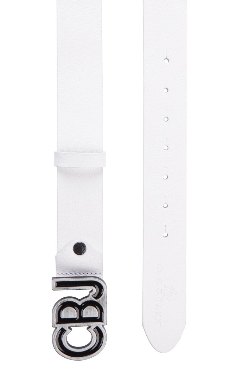 CG161 CBJ Logo Buckle Genuine Leather Belt