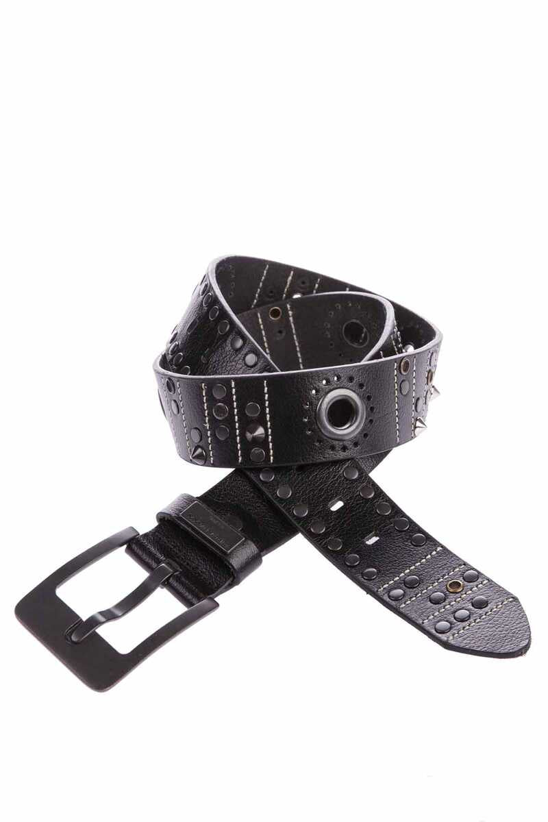 CG162 Leather Metal Embossed Belt