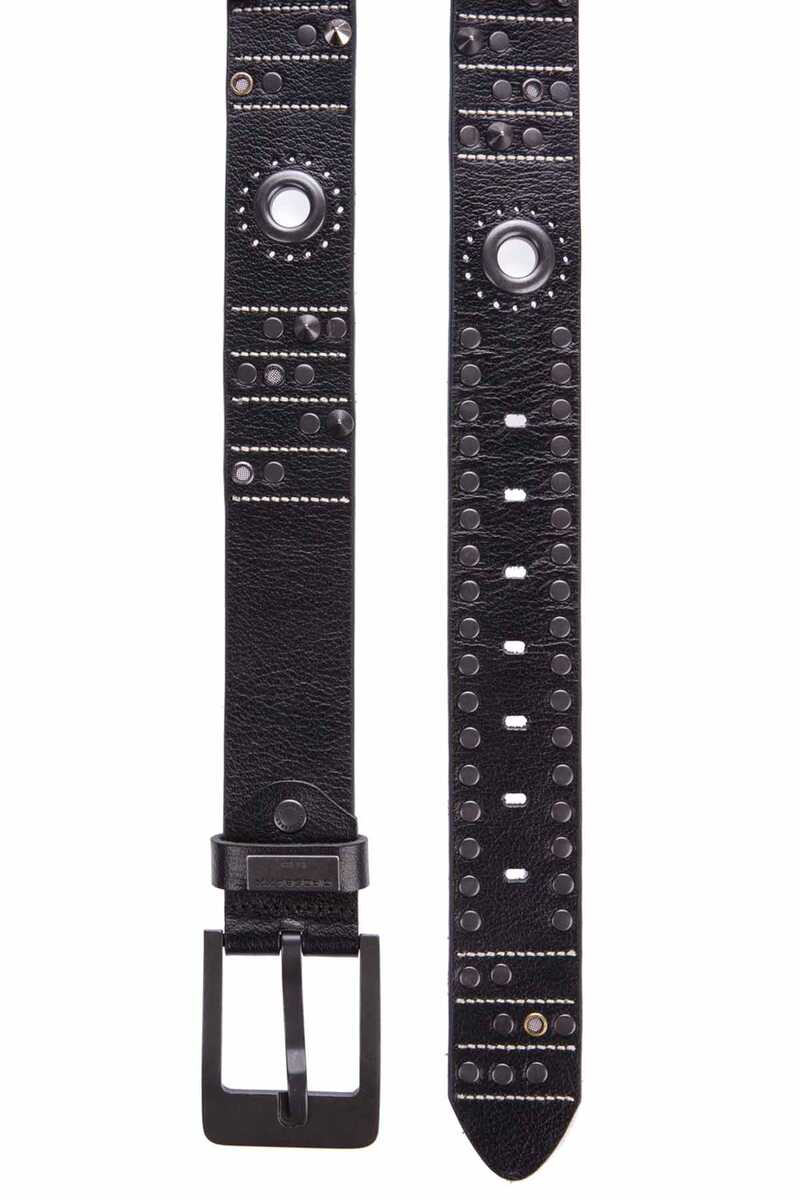 CG162 Leather Metal Embossed Belt