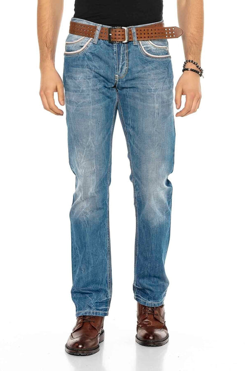 C-0595 Nested Pocket Regular Fit Men's Jeans