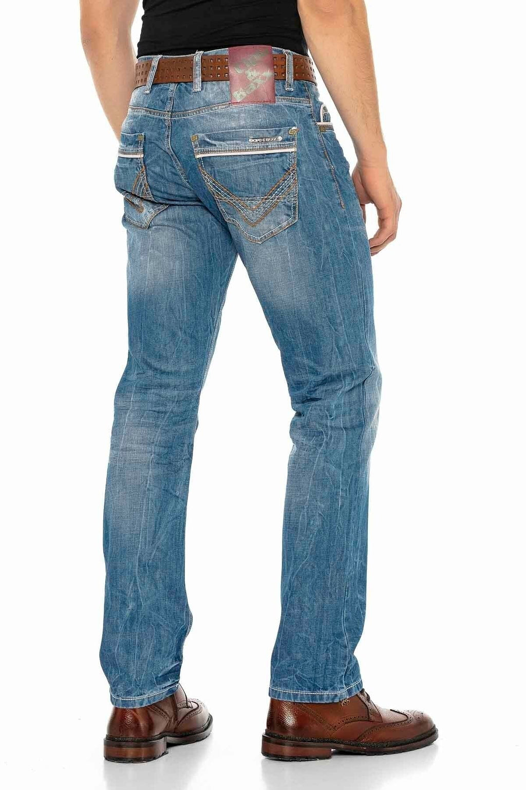 C-0595 Nested Pocket Regular Fit Men's Jeans