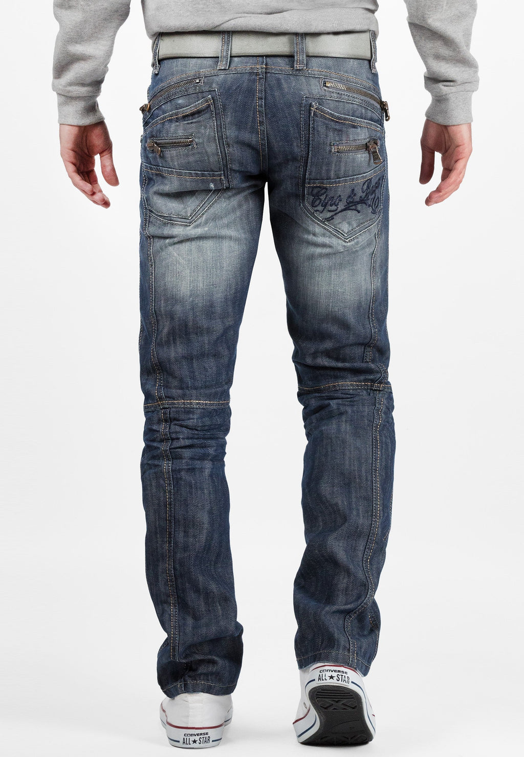 C-0751 Heavy Stitch Zip Men's Jeans