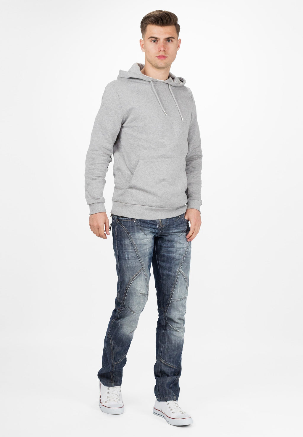 C-0751 Heavy Stitch Zip Men's Jeans