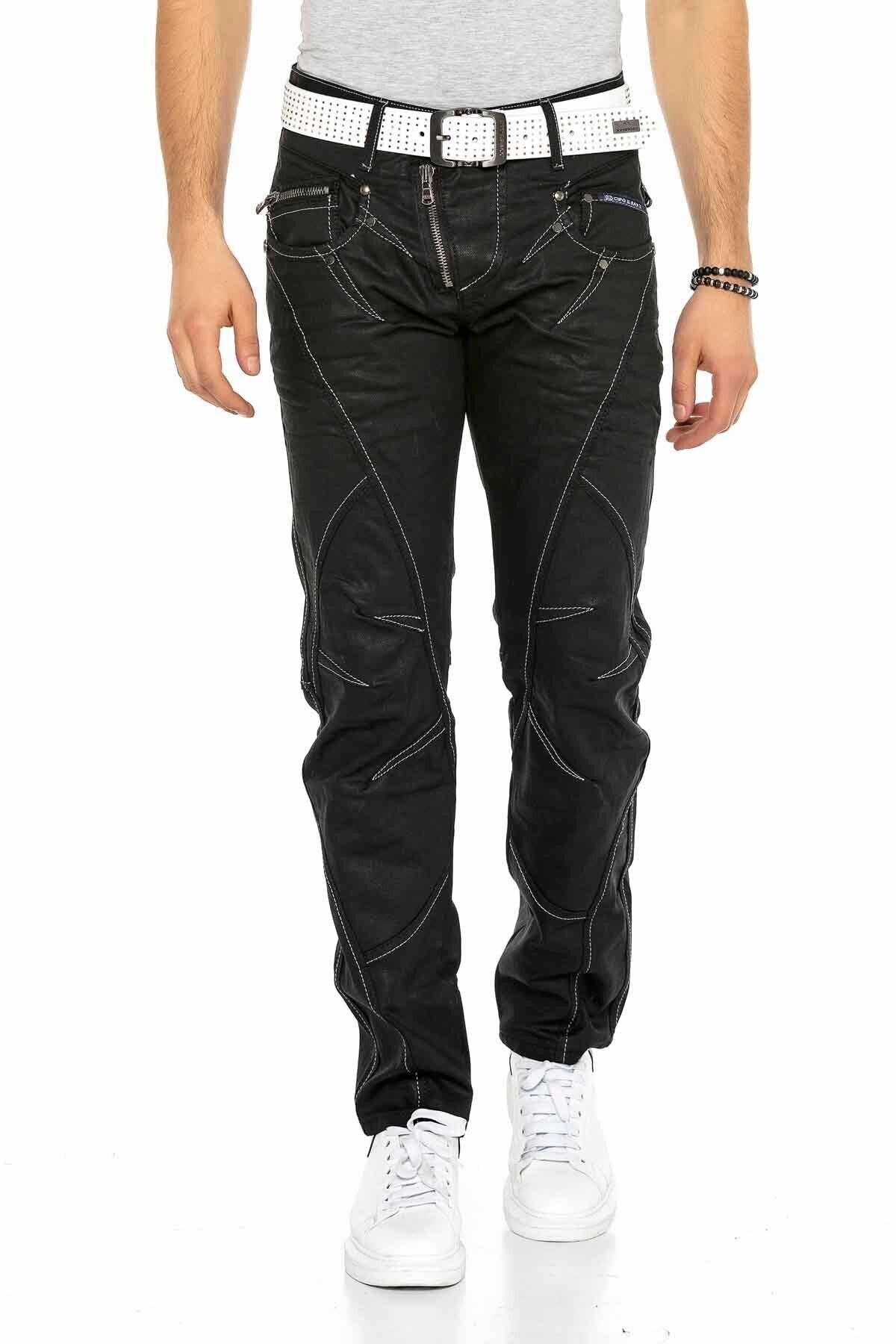 C-0812 Zip Relaxed Fit Men's Jeans