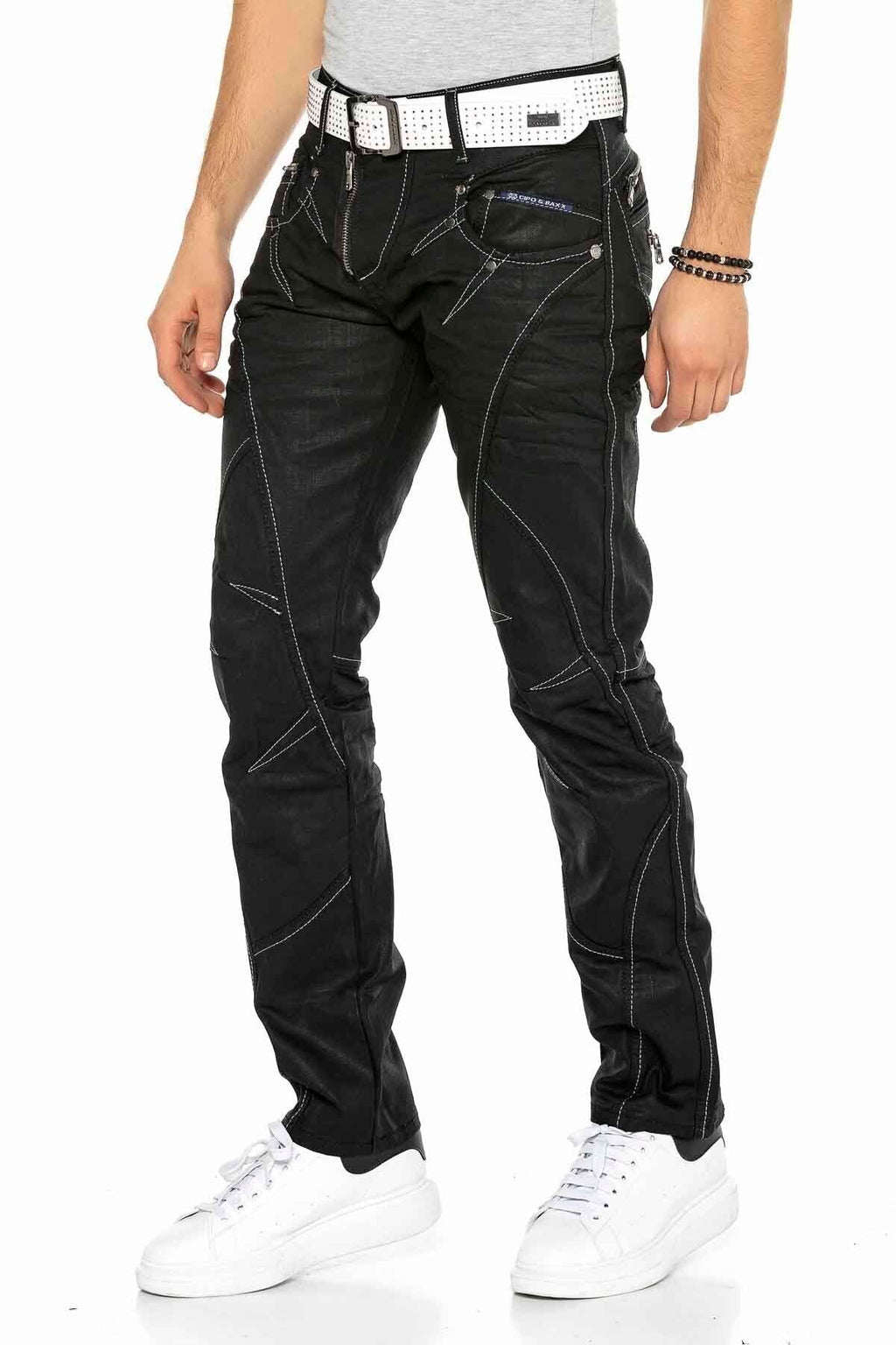 C-0812 Zip Relaxed Fit Men's Jeans