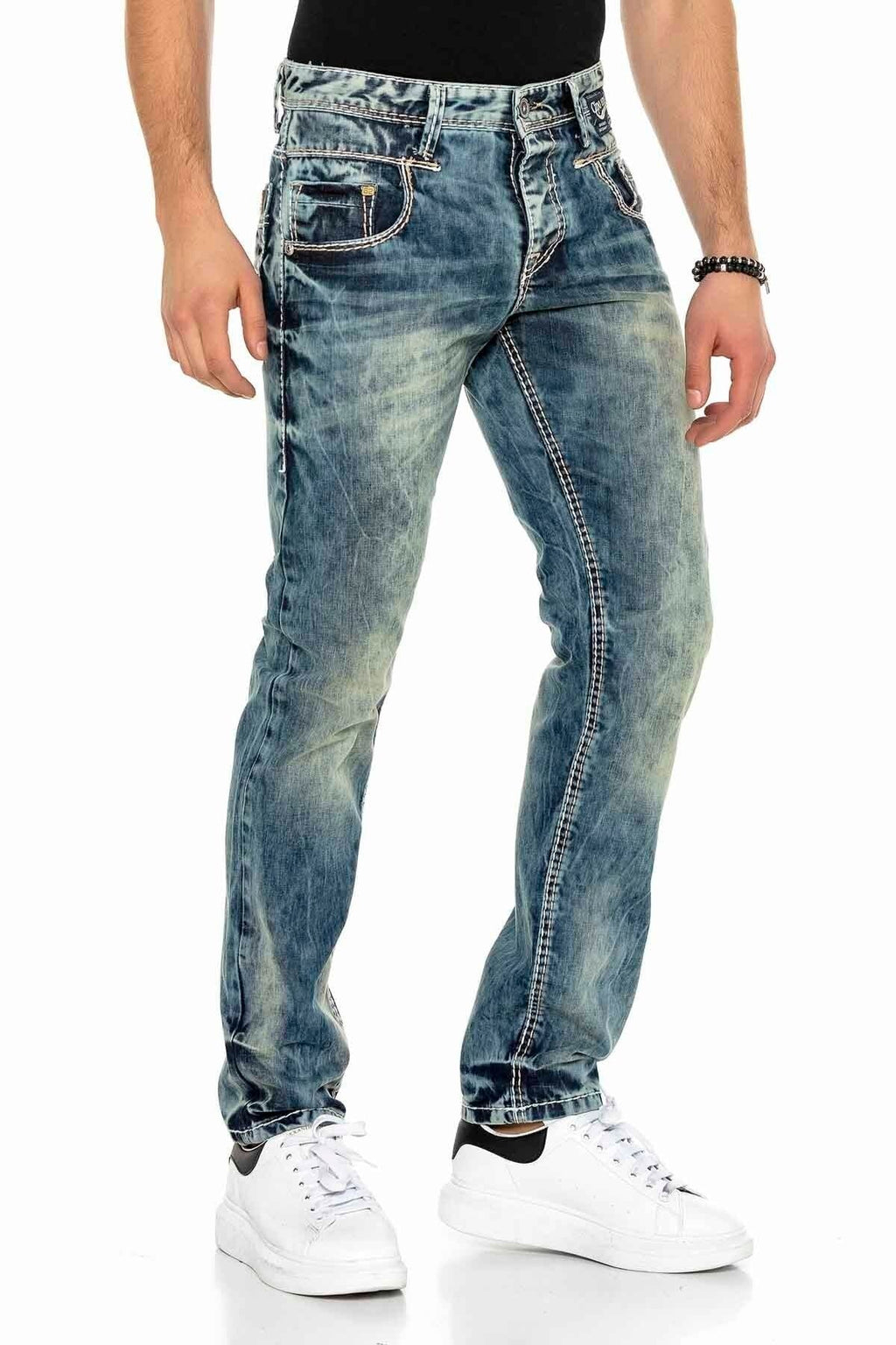 C-1149 Washed Fabric Men's Jeans