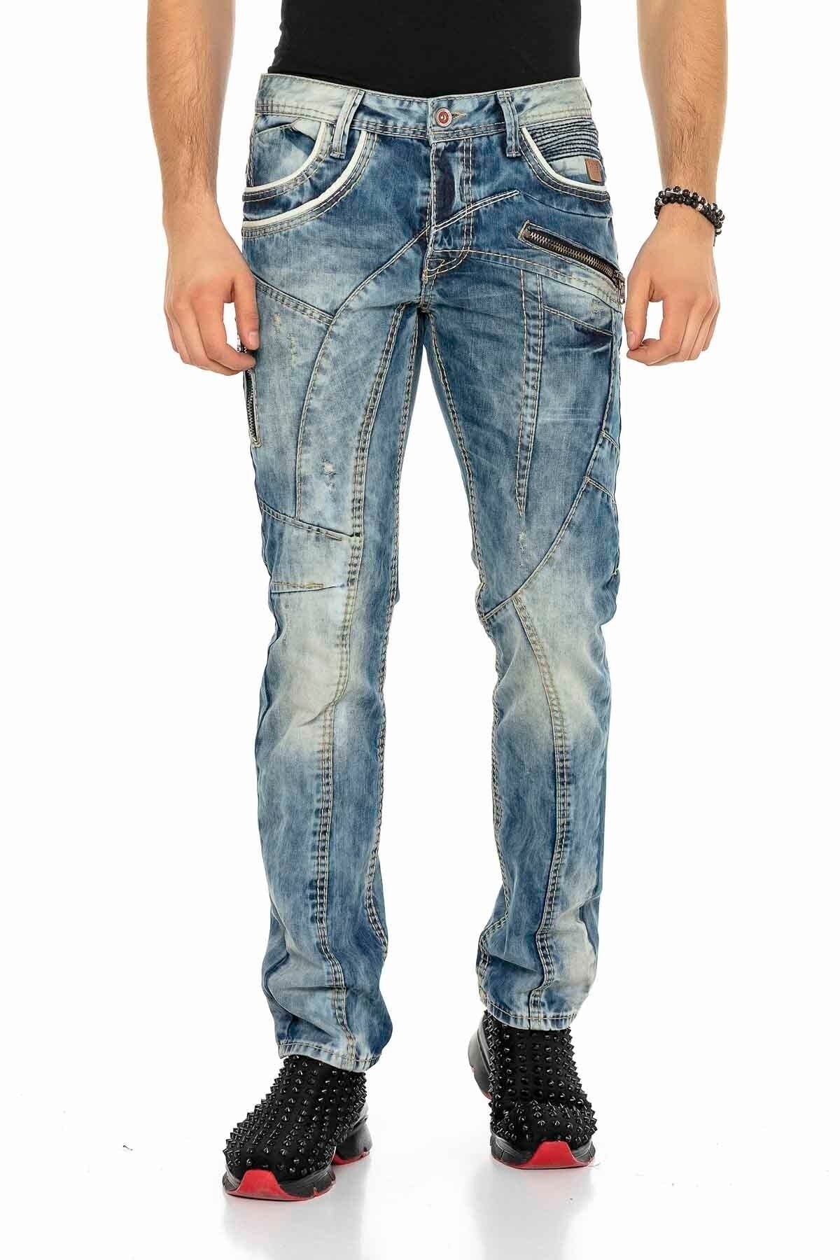 C-1150 Panel Stitch Relaxed Fit Men's Jeans