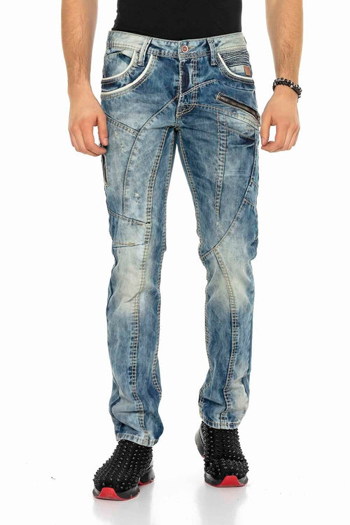 C-1150 Panel Stitch Relaxed Fit Men's Jeans