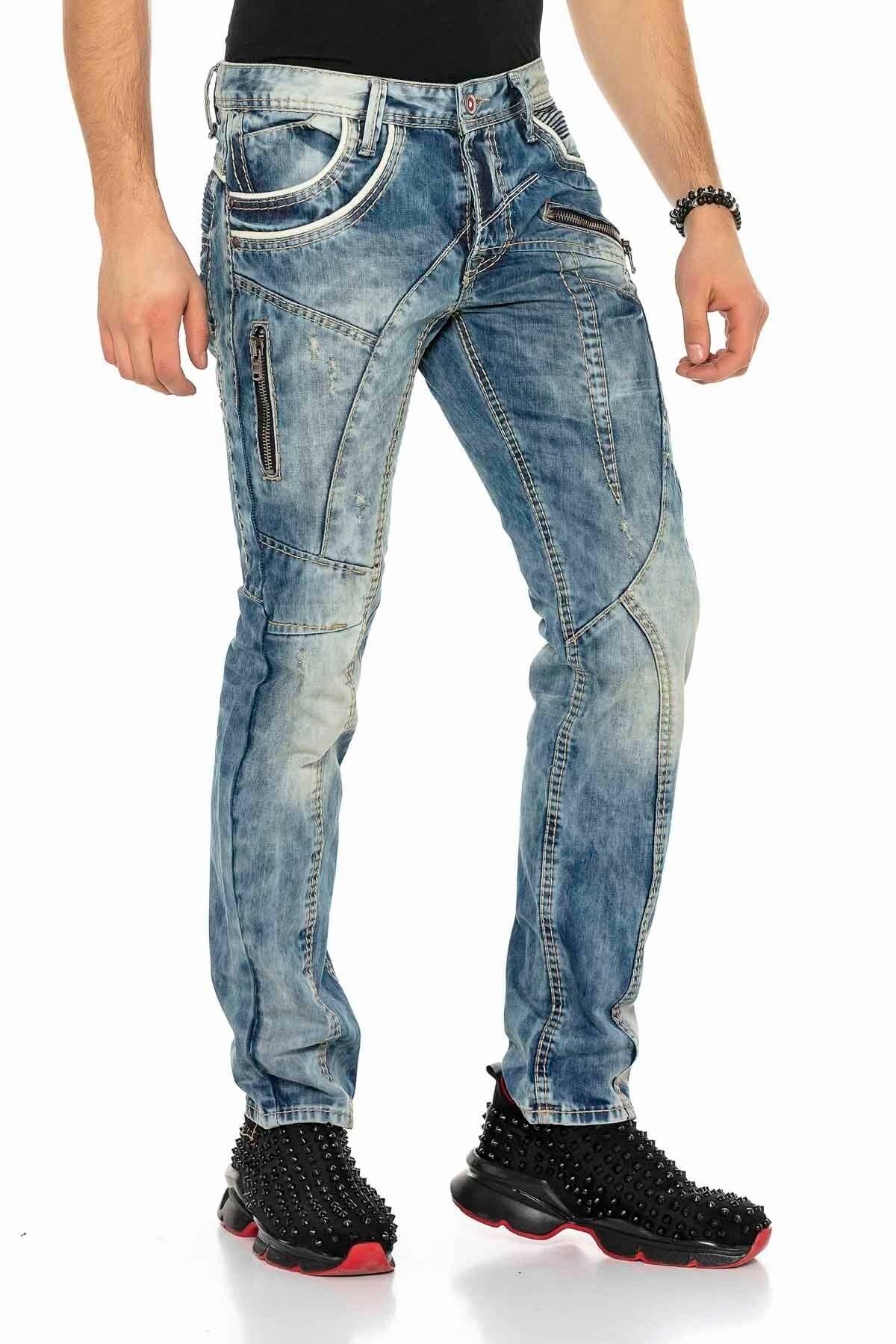 C-1150 Panel Stitch Relaxed Fit Men's Jeans