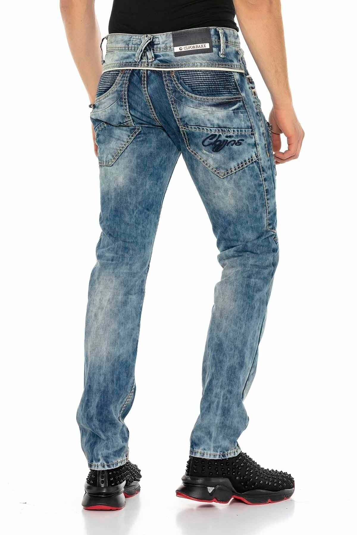 C-1150 Panel Stitch Relaxed Fit Men's Jeans