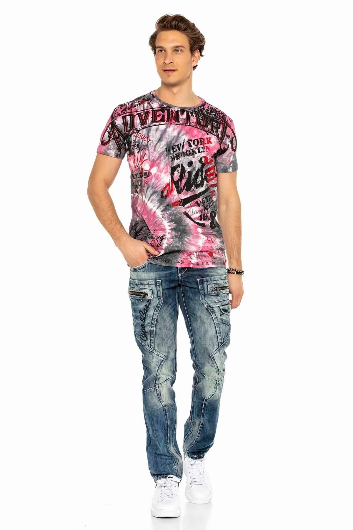 C-1178 Panel Stitch Pocket Detail Men's Jeans