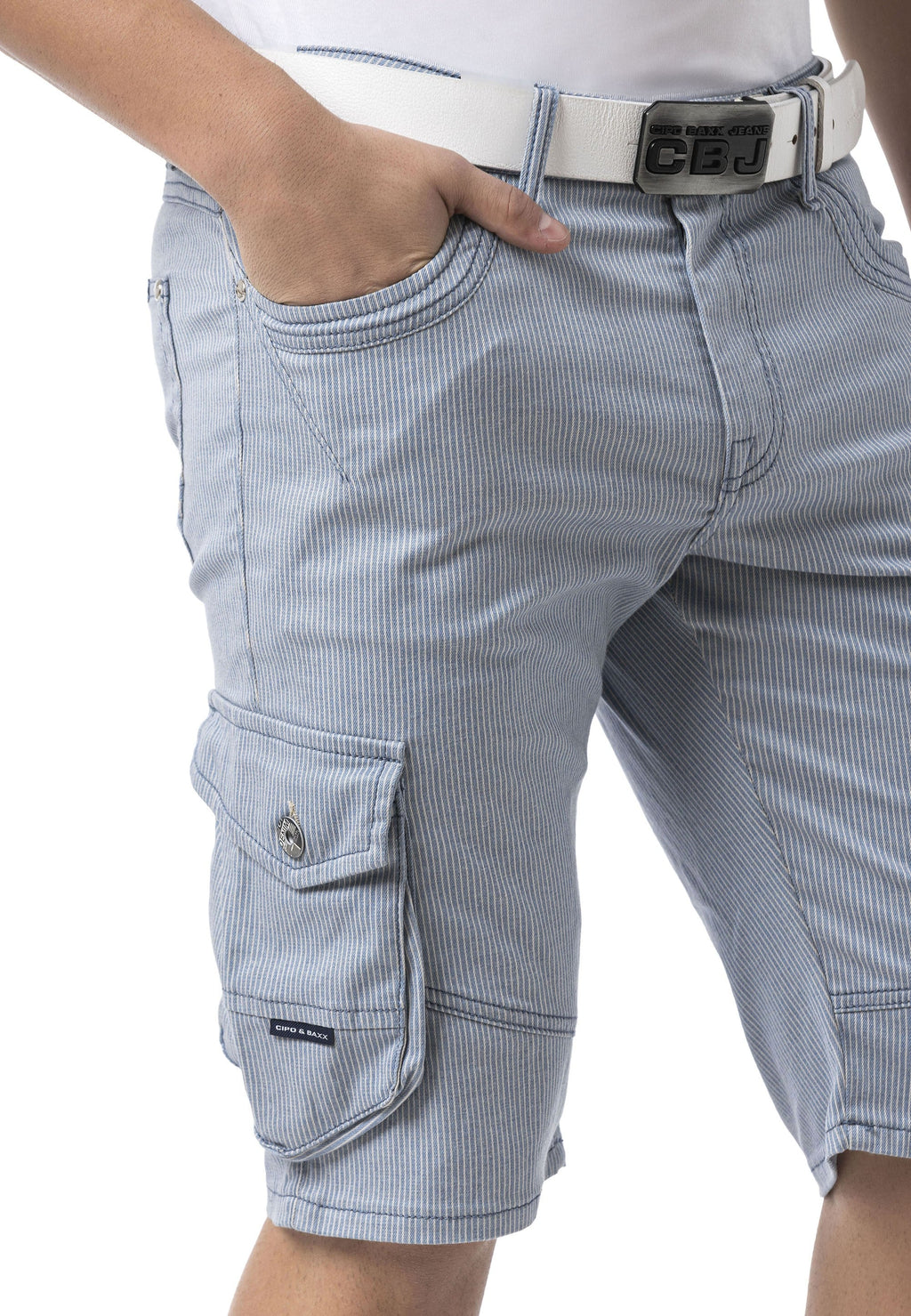 CK297 Men's Zippered Capri Pants – The Ultimate Statement of Cool Comfort