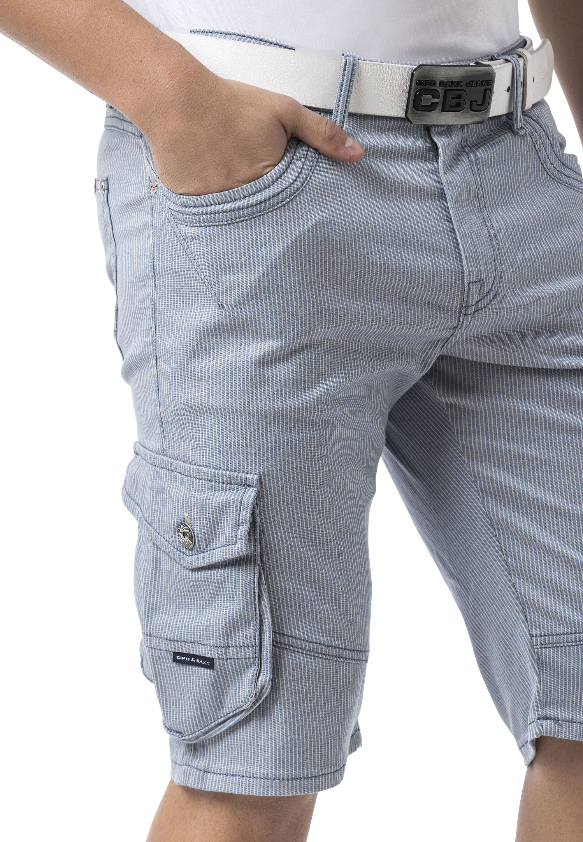 CK297 Men's Zippered Capri Pants – The Ultimate Statement of Cool Comfort