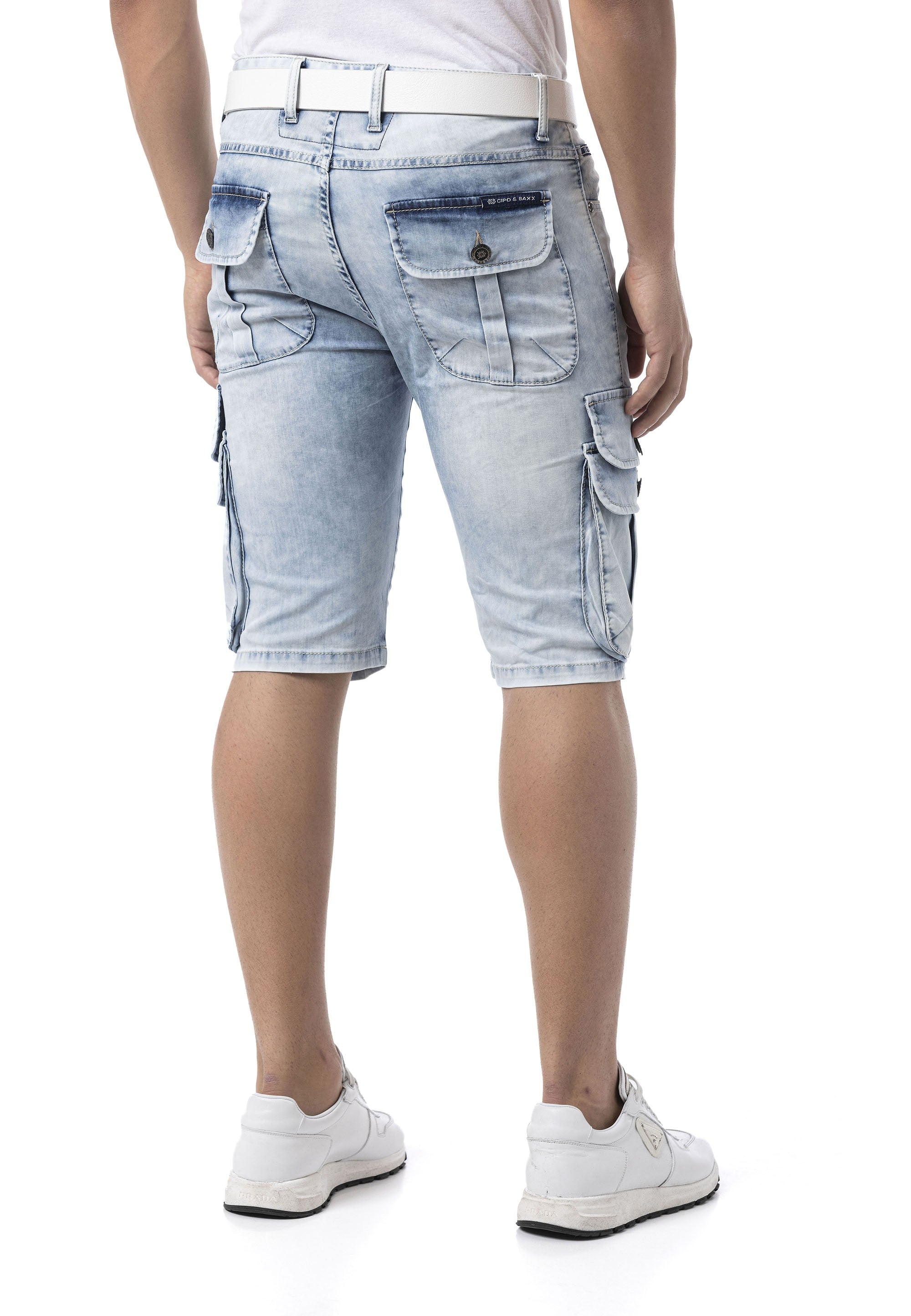 CK306 Men's Stylish Slim Fit Capri Pants