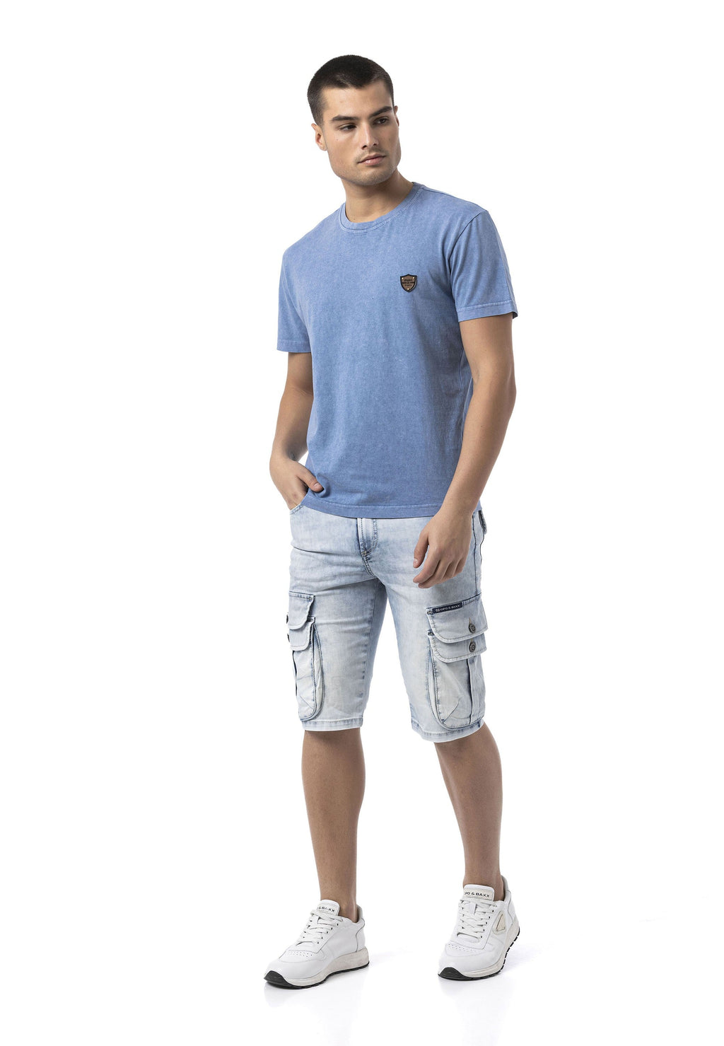 CK306 Men's Stylish Slim Fit Capri Pants