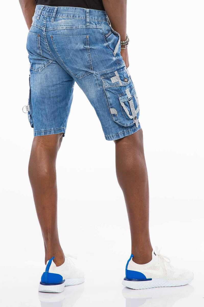 CK195 Cargo Pocket Men's Capri Shorts