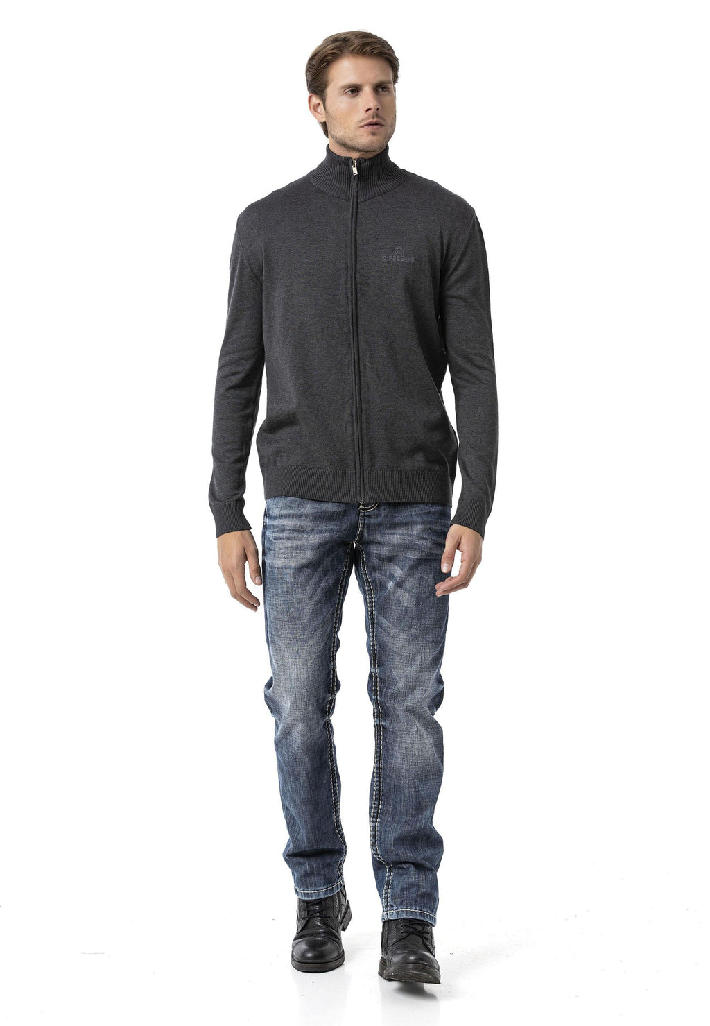 CP282 Ultimate Zip Luxe Knit Men's Sweater