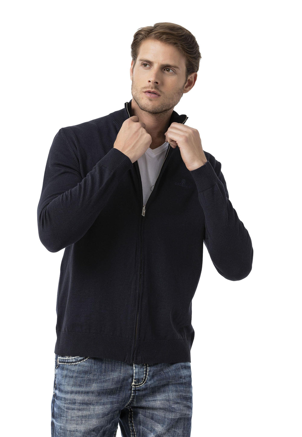 CP282 Ultimate Zip Luxe Knit Men's Sweater